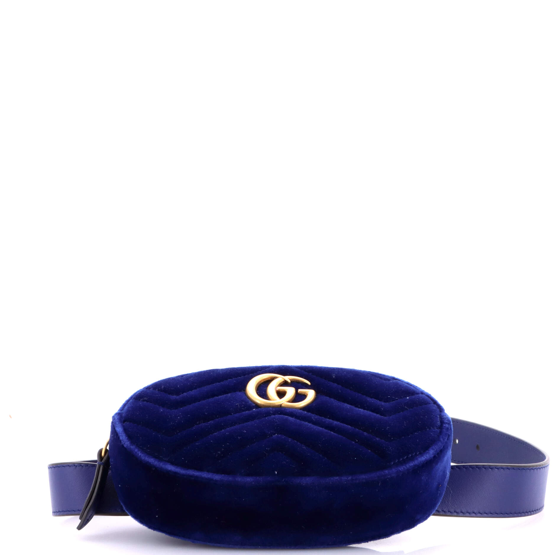 GG Marmont Belt Bag Matelasse Velvet