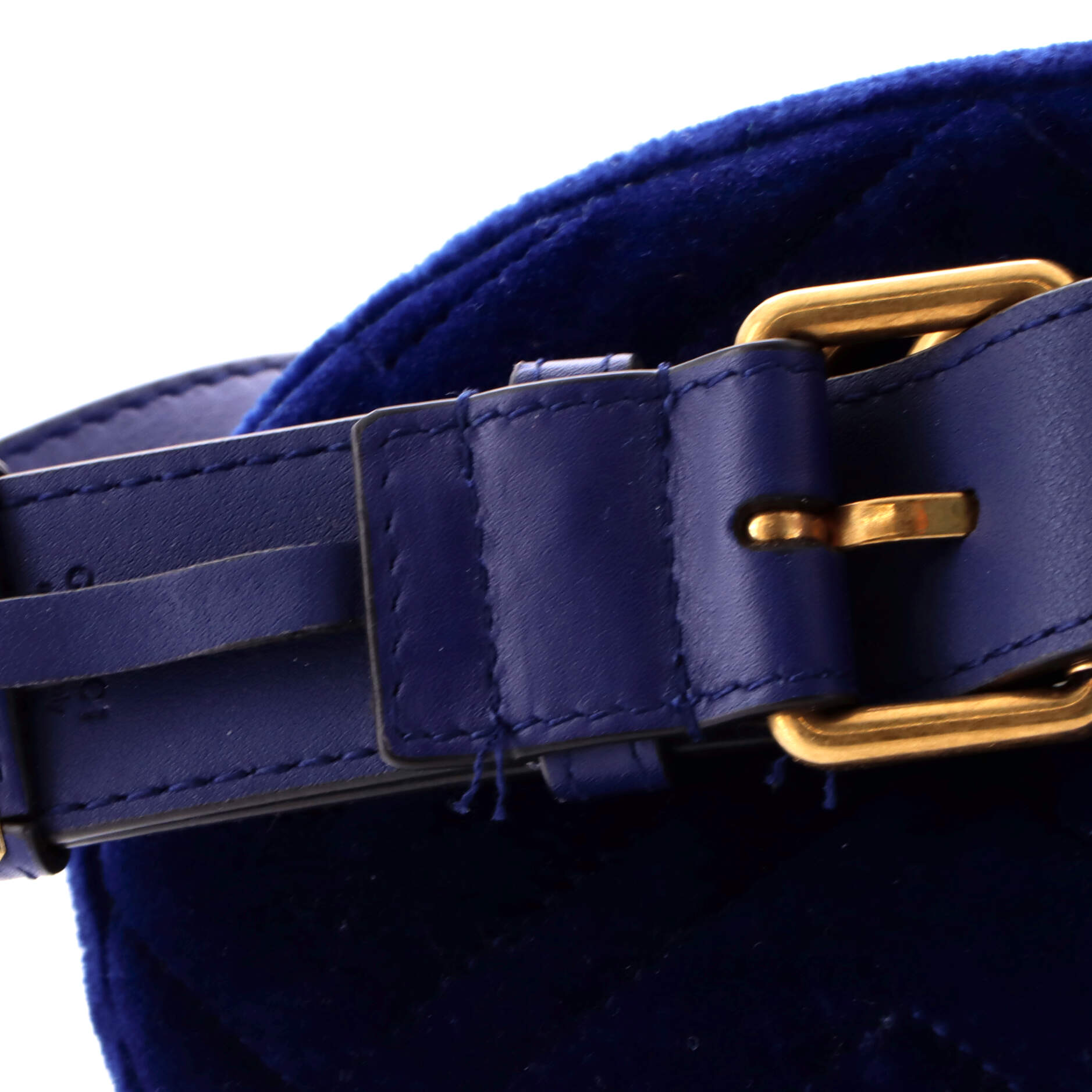GG Marmont Belt Bag Matelasse Velvet