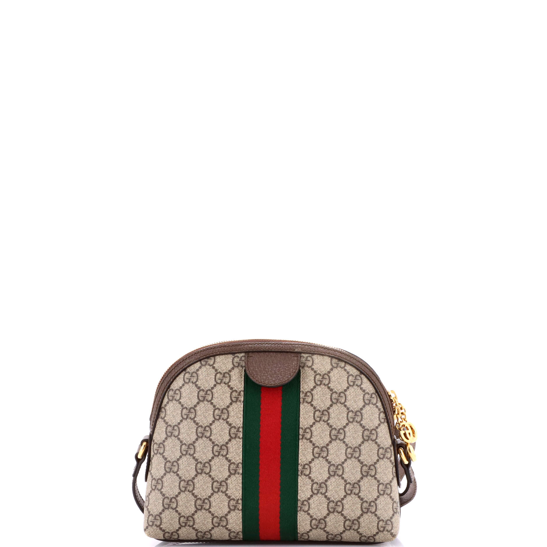 Ophidia Dome Shoulder Bag GG Coated Canvas Small
