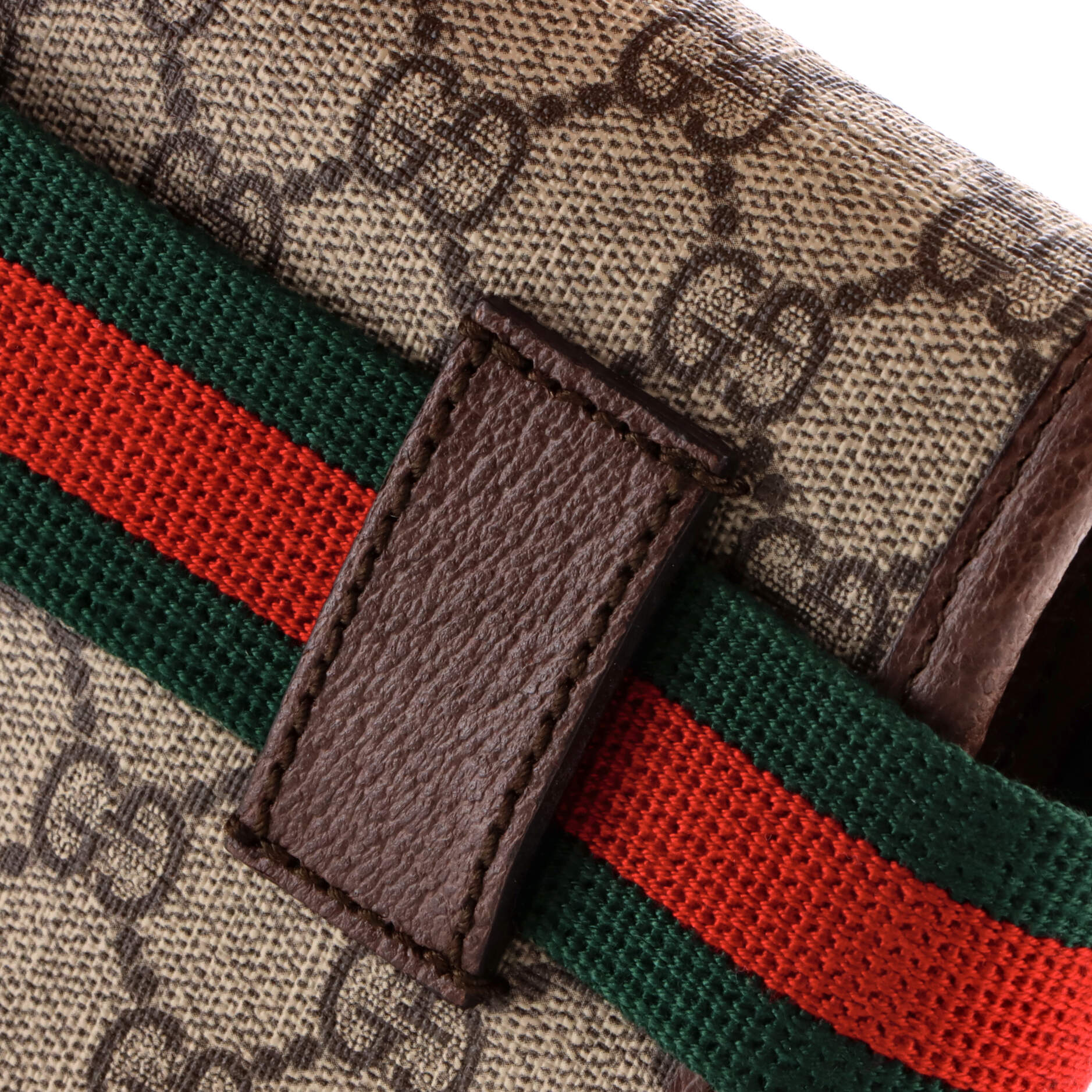 Neo Vintage Flap Belt Bag GG Coated Canvas
