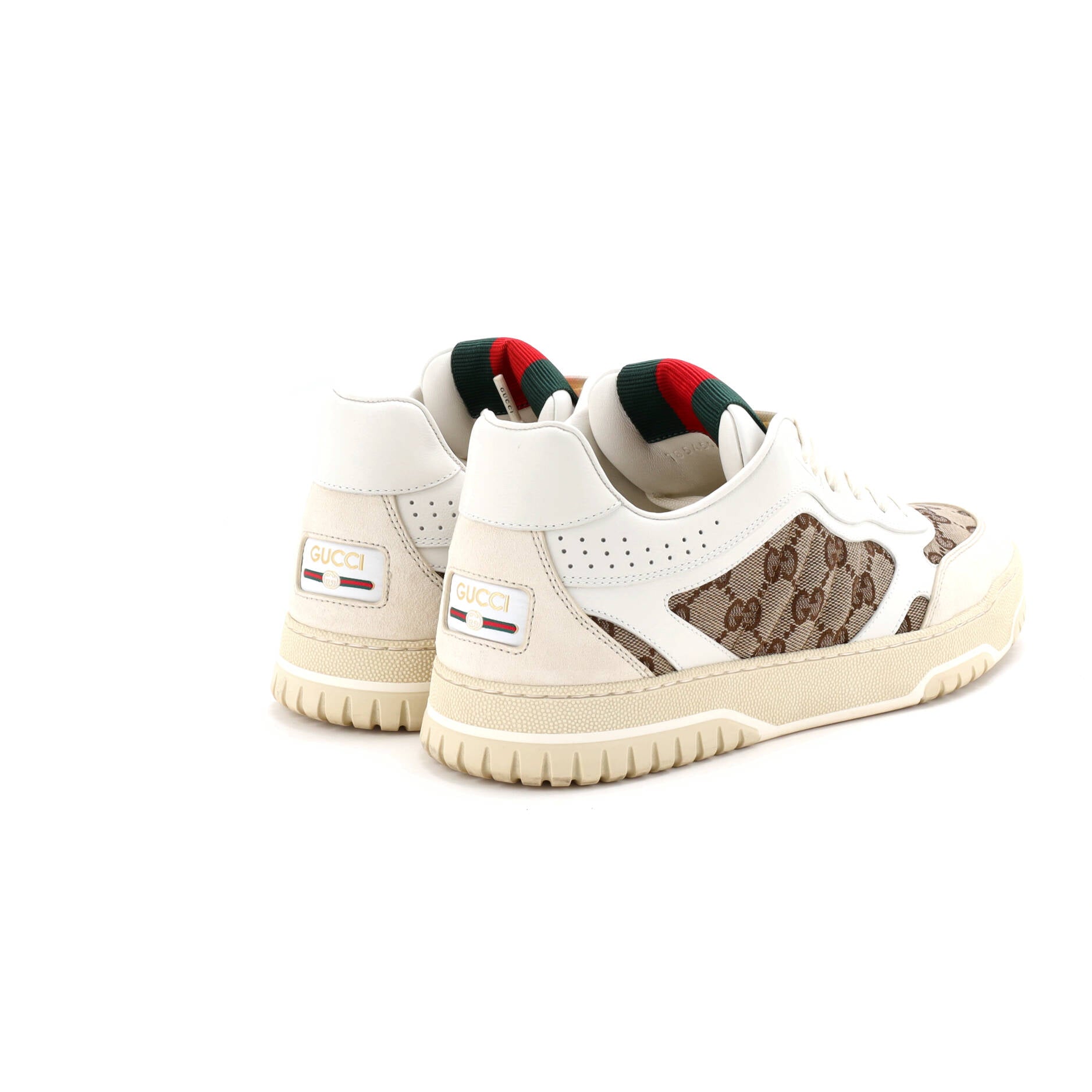 Re-Web Sneakers GG Canvas and Leather