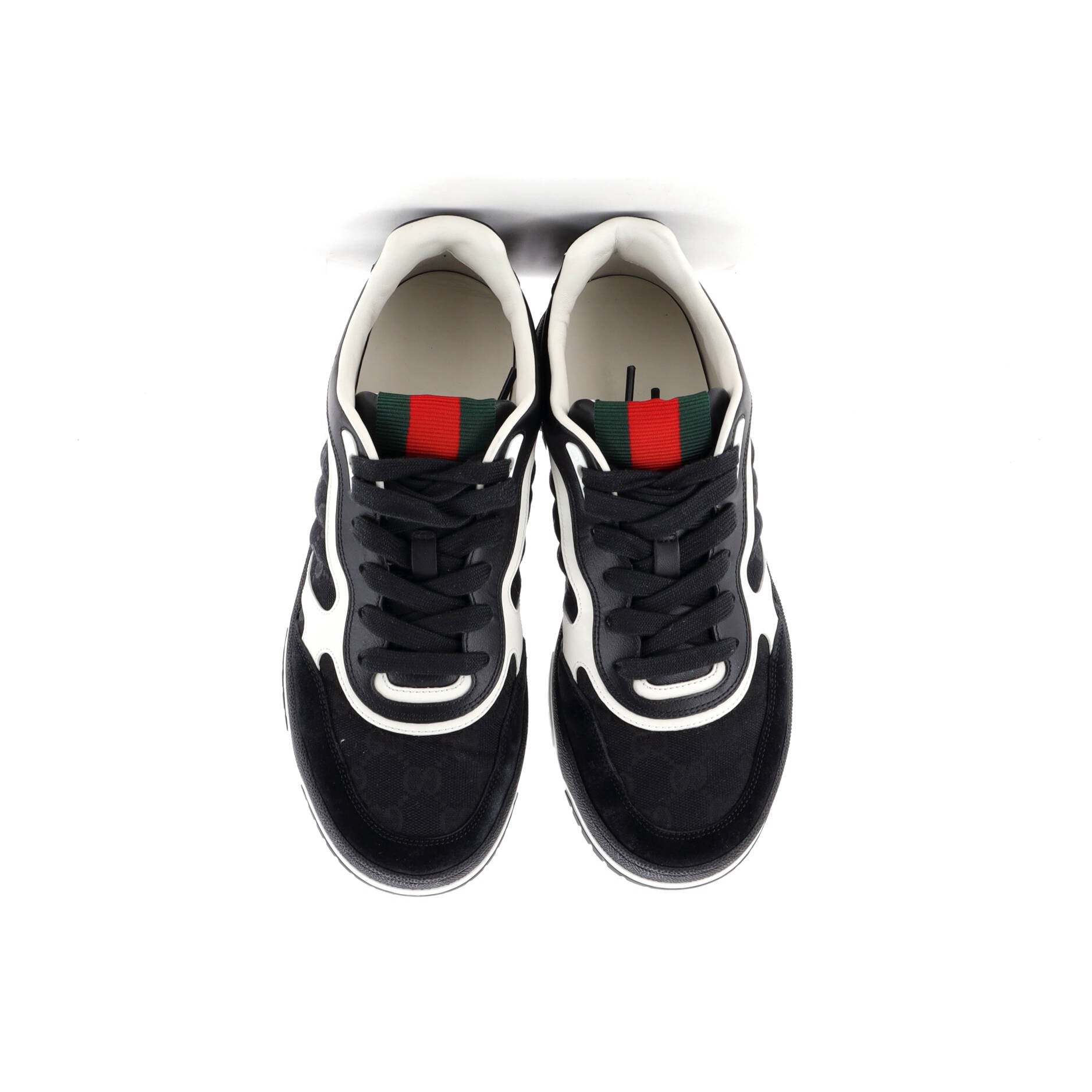Re-Web Sneakers GG Canvas and Leather