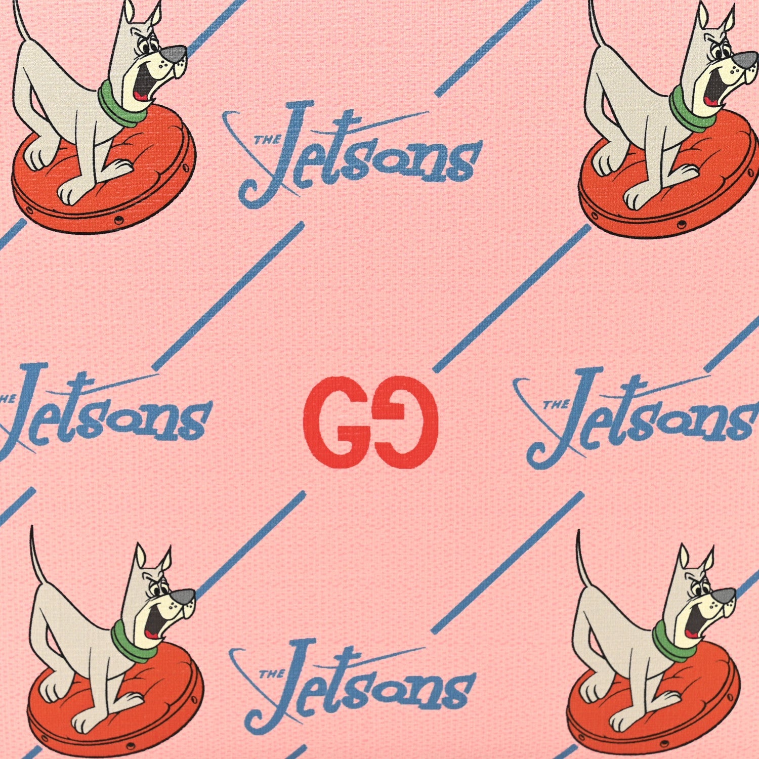 Coated Canvas Interlocking G The Jetsons Childrens Tote  Pink Multicolor