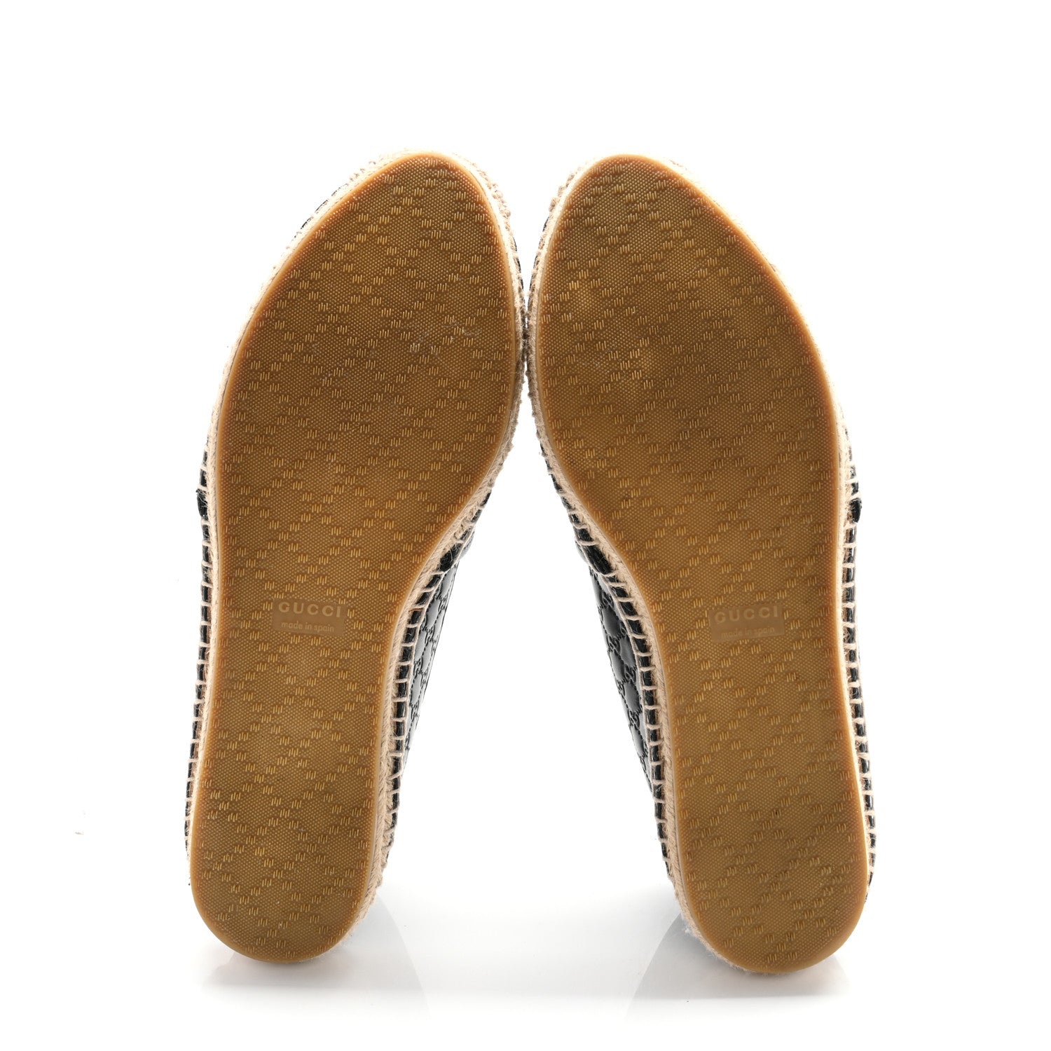 Microguccissima Signature Espadrilles 38 Black