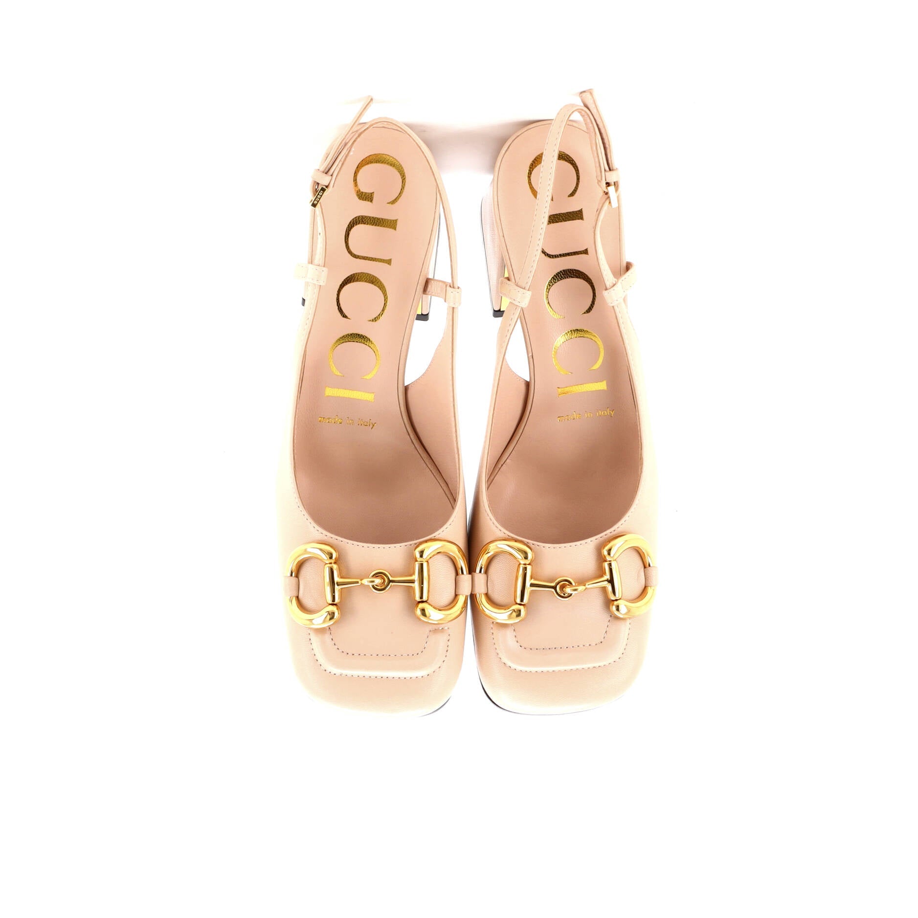 Women's Horsebit Slingback Pumps Leather