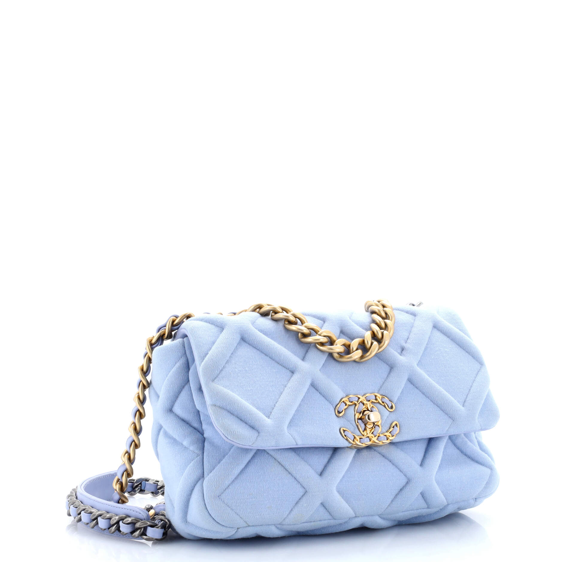19 Flap Bag Quilted Jersey Medium