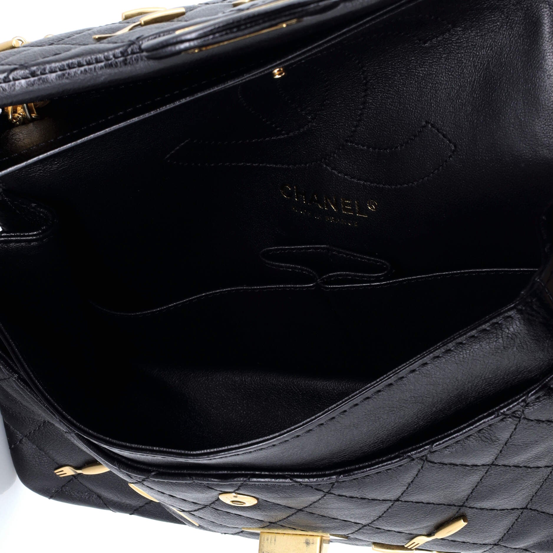 Brasserie Charms Reissue 2.55 Flap Bag Quilted Calfskin 225