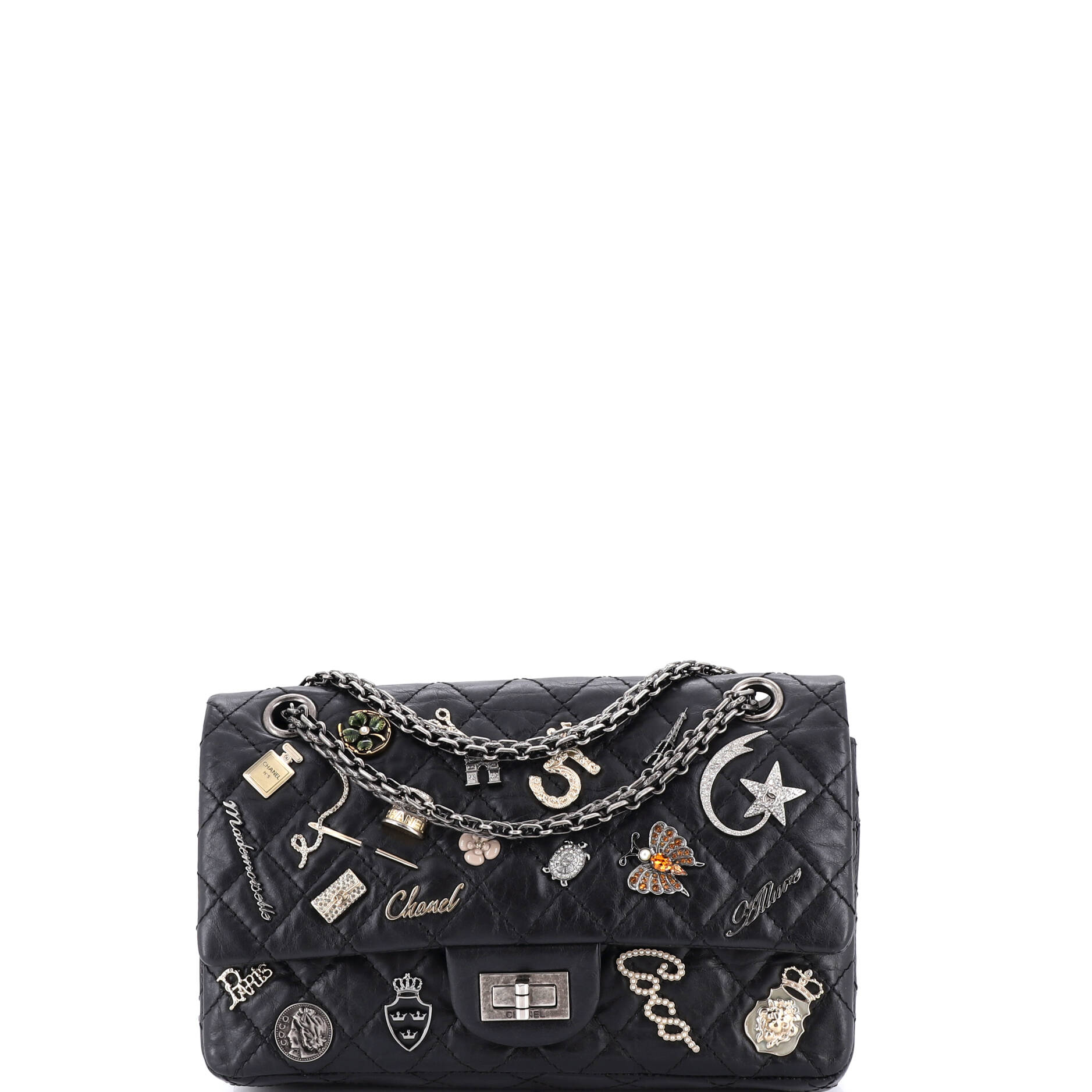 Lucky Charms Reissue 2.55 Flap Bag Quilted Aged Calfskin 225
