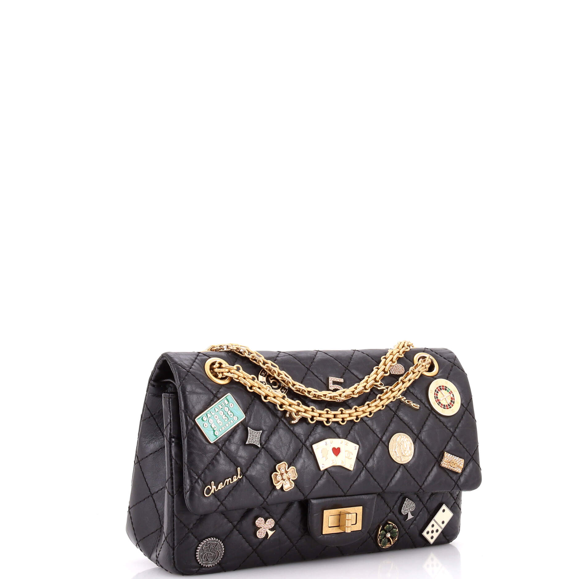 Lucky Charms Reissue 2.55 Flap Bag Quilted Aged Calfskin 225