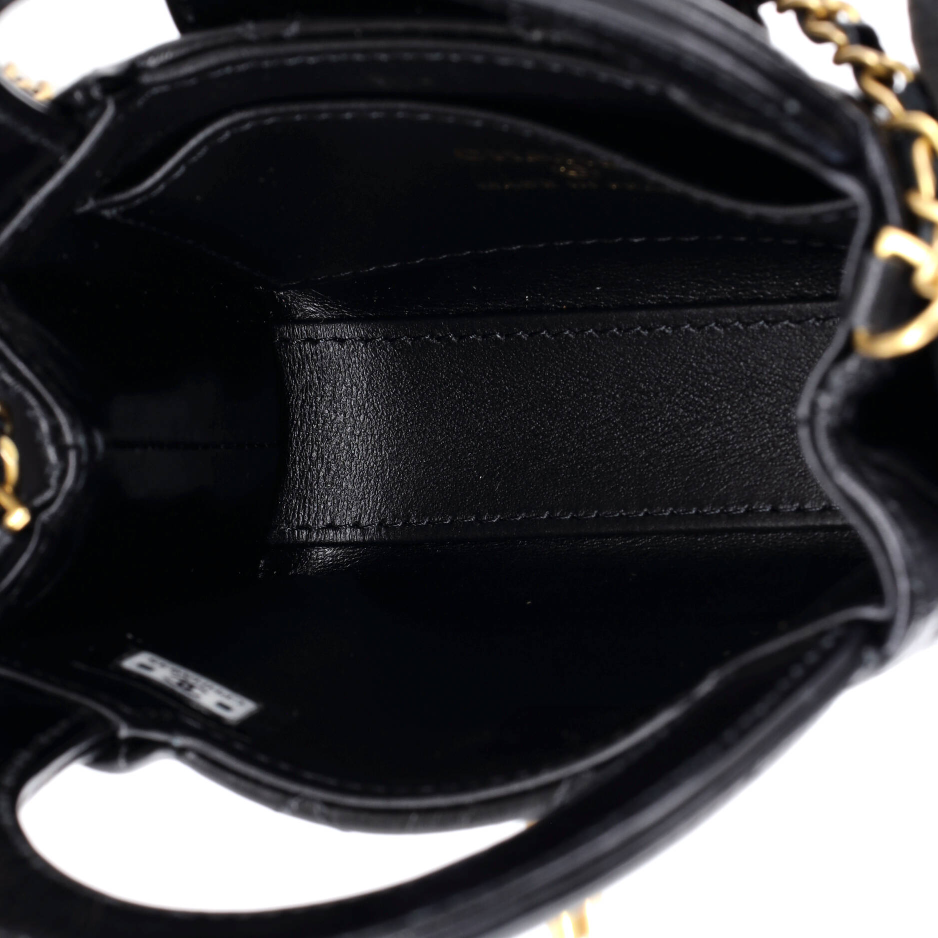 Kelly Top Handle Shopping Bag Quilted Shiny Aged Calfskin Nano