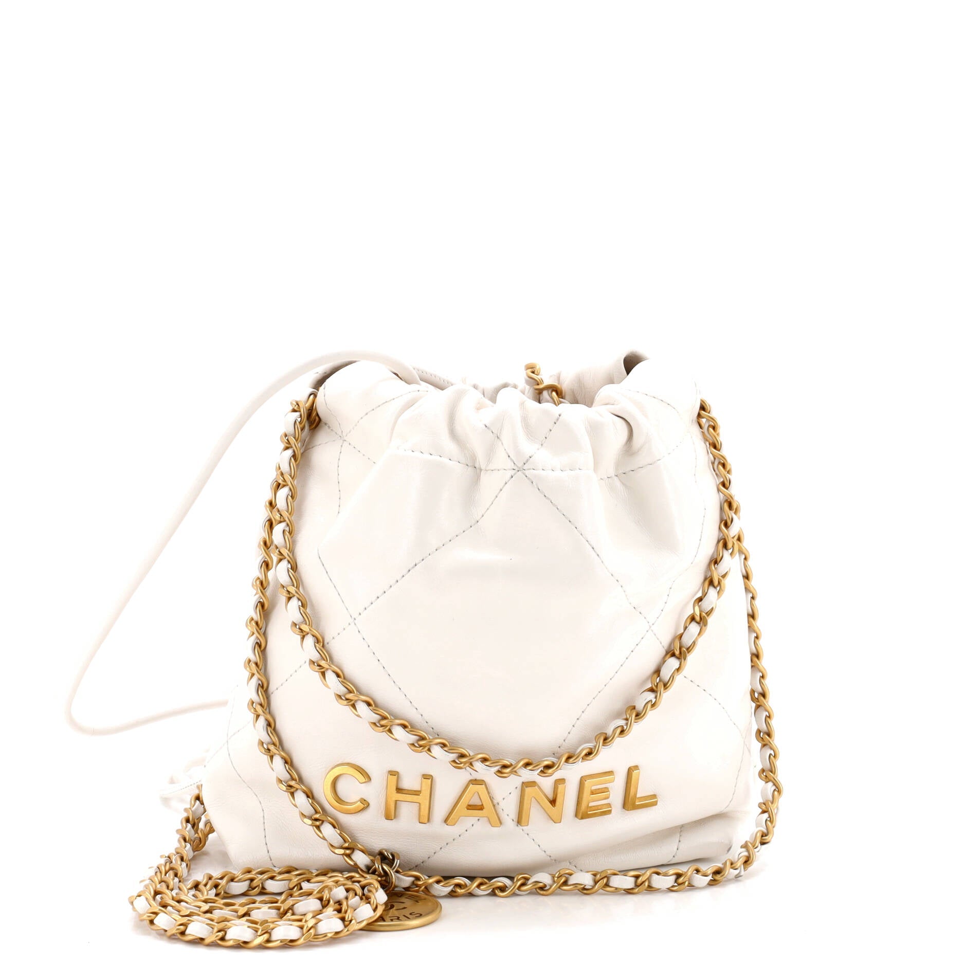 22 Chain Hobo Quilted Calfskin Mini