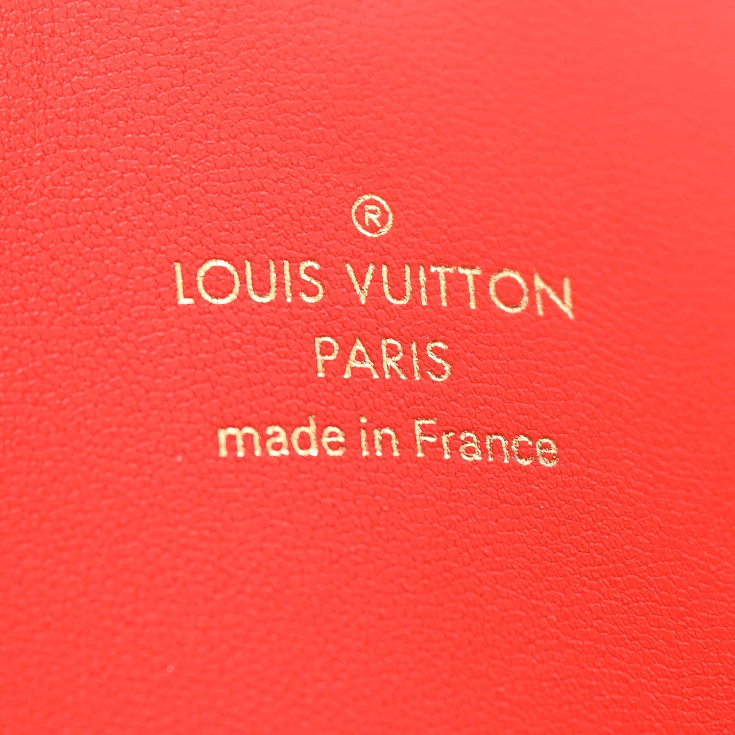 Monogram Medium Kirigami Pochette Insert Coquelicot