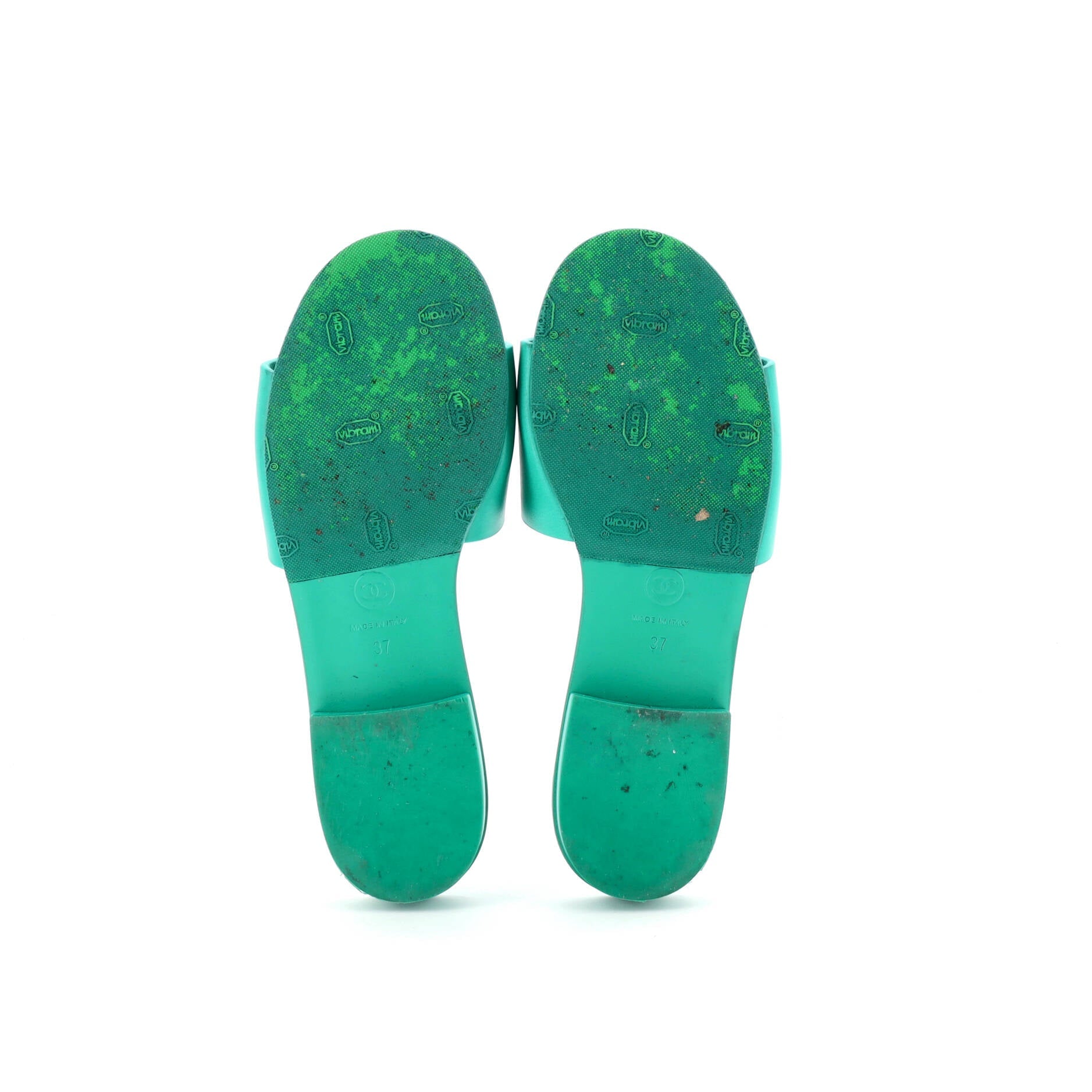 Women's CHA-NEL Mule Sandals Leather