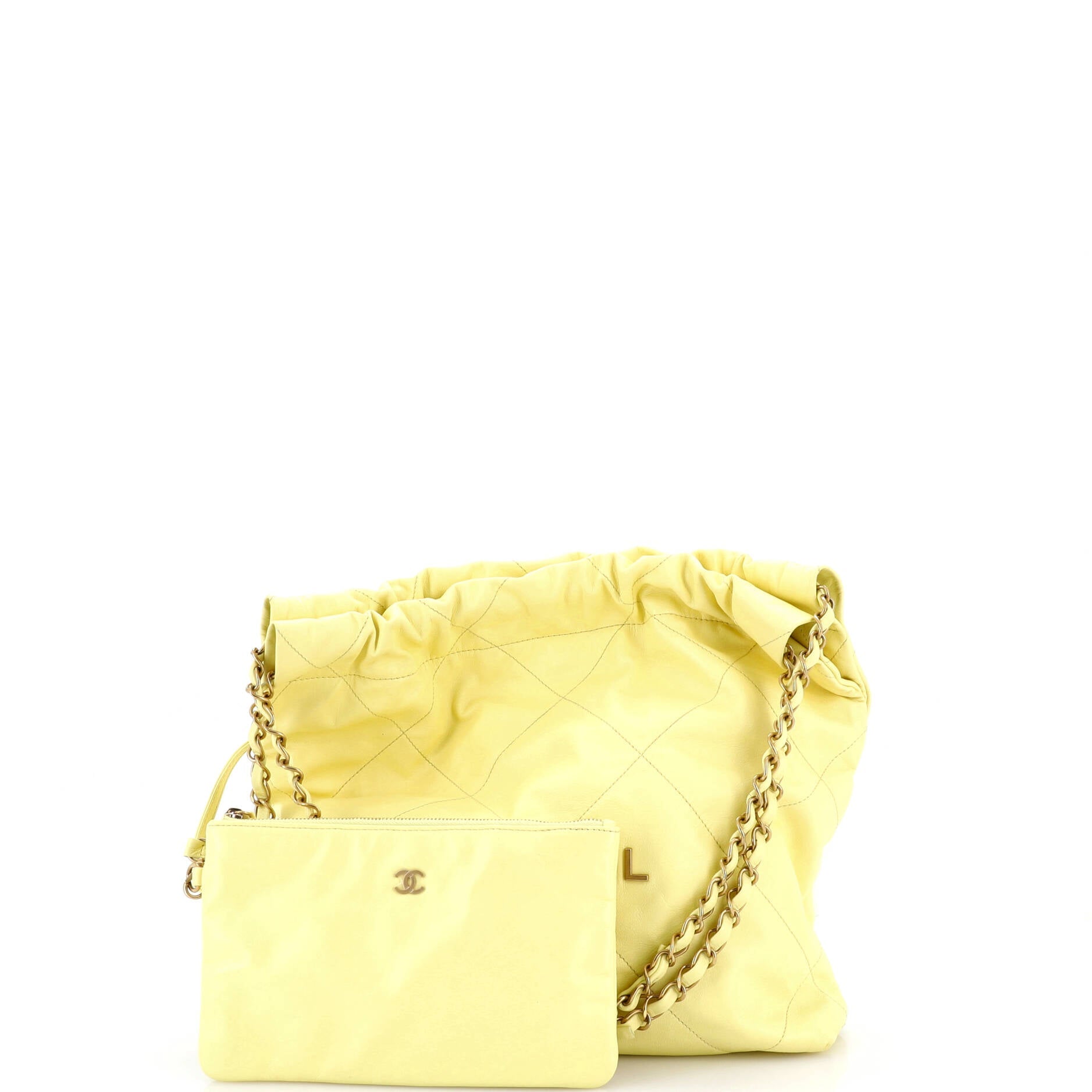 22 Chain Hobo Quilted Calfskin Small