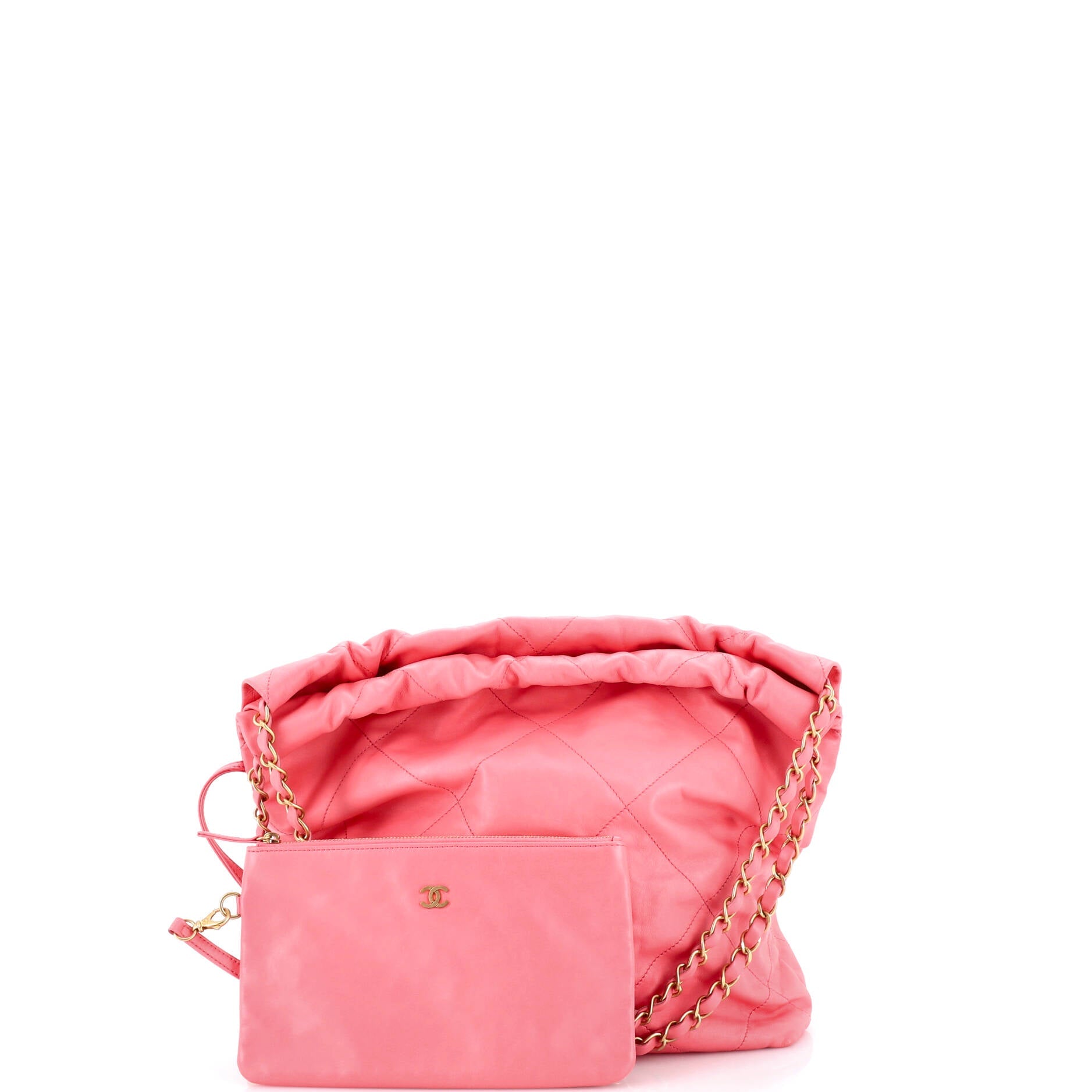 22 Chain Hobo Quilted Calfskin Small