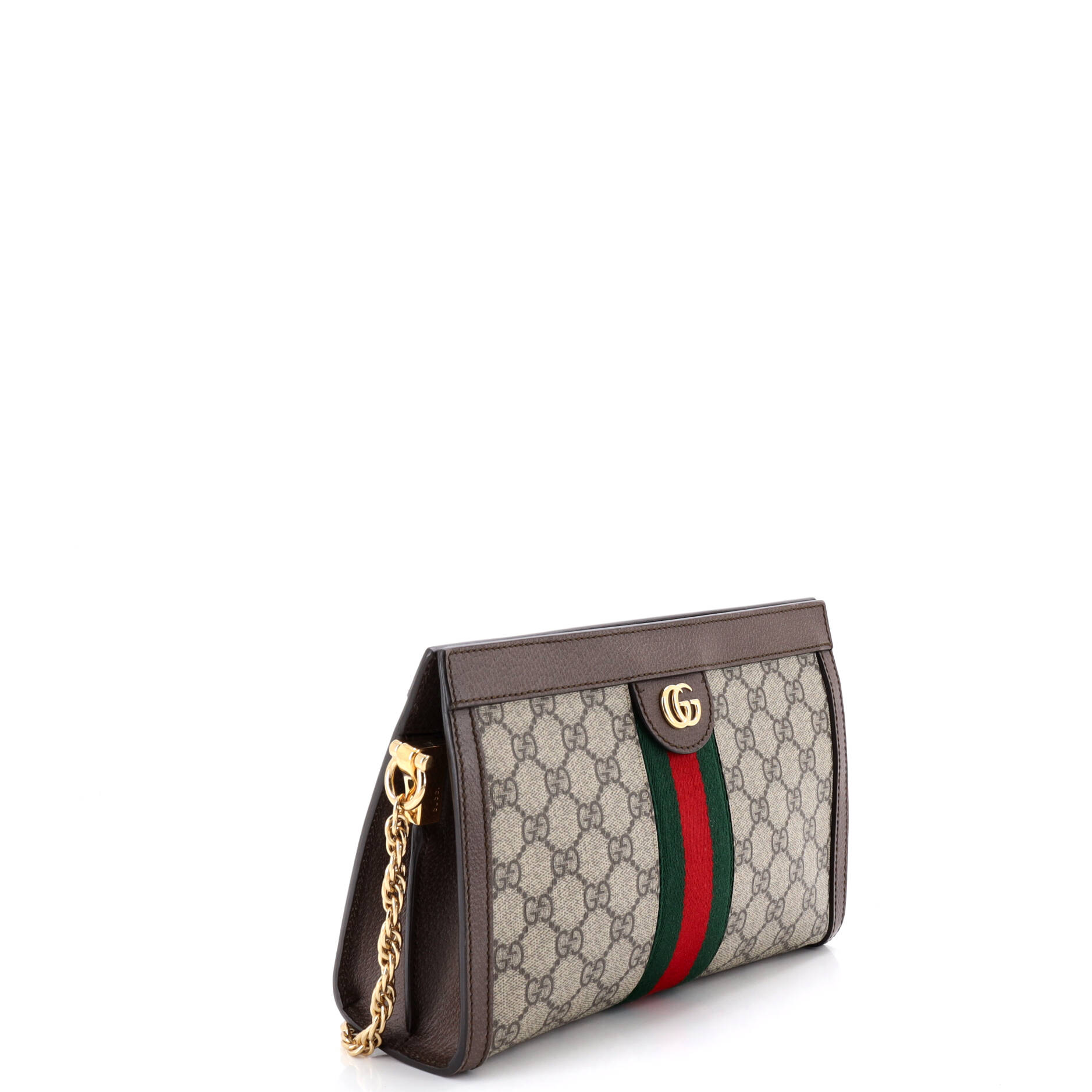 Ophidia Chain Shoulder Bag GG Coated Canvas Small