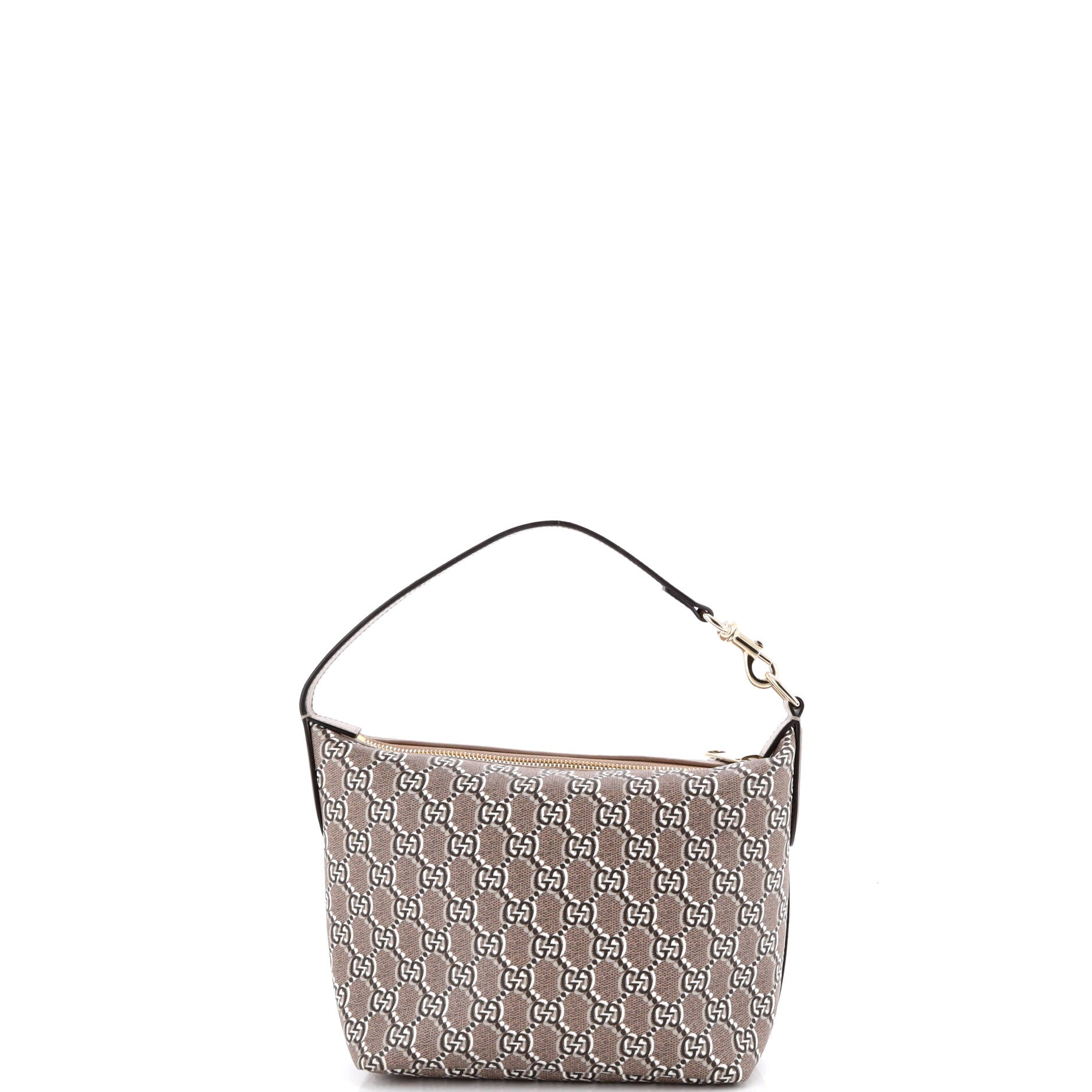 Ophidia Zip Shoulder Bag GG Shadow Coated Canvas Super Mini
