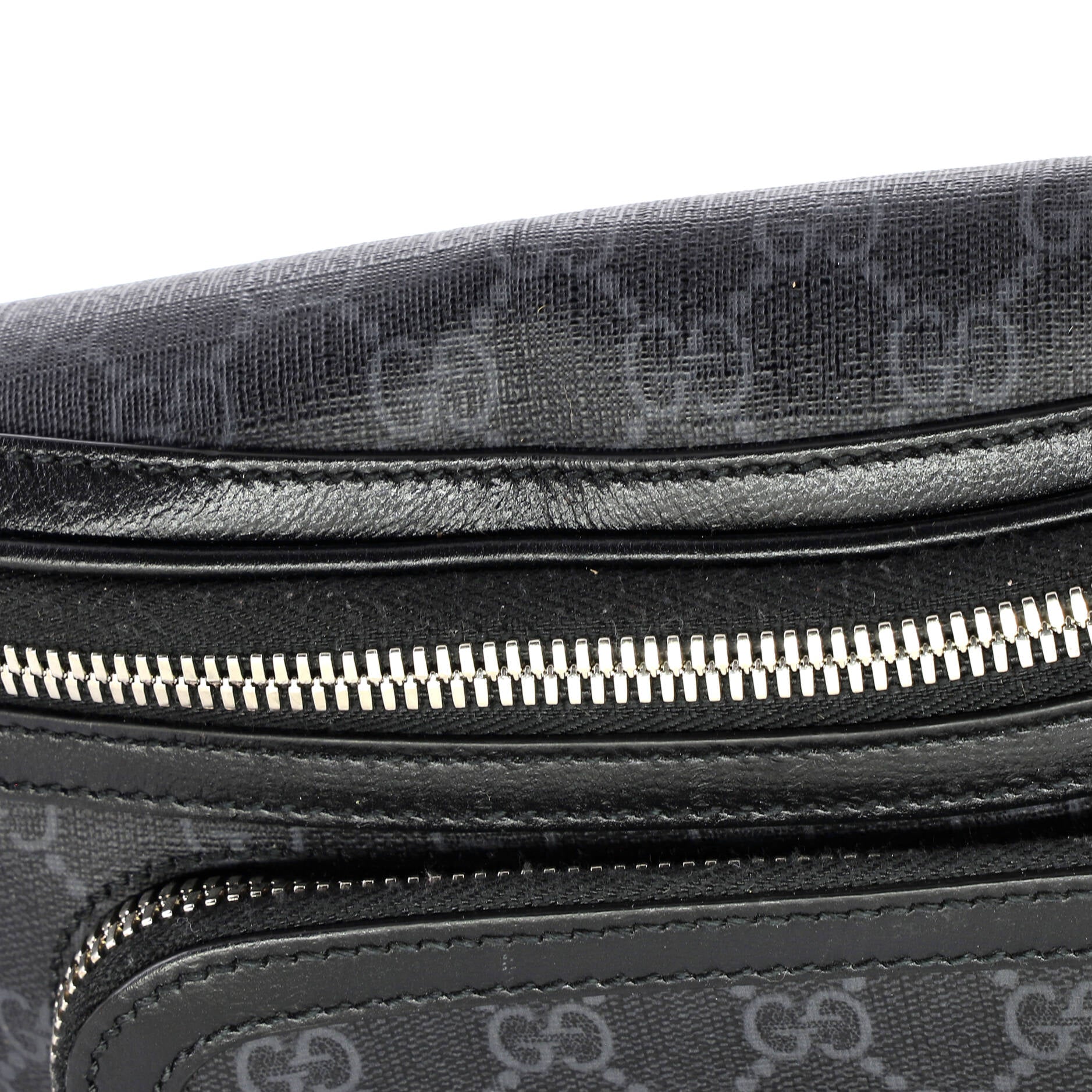 Interlocking G Patch Belt Bag GG Coated Canvas Large