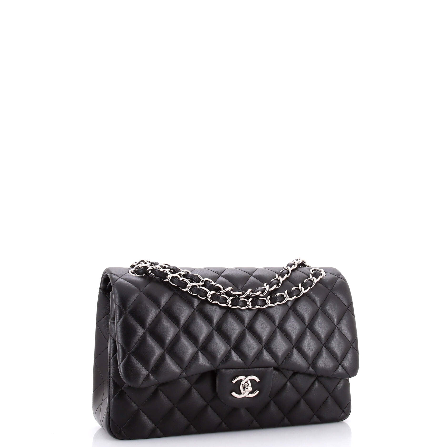 Classic Double Flap Bag Quilted Lambskin Jumbo