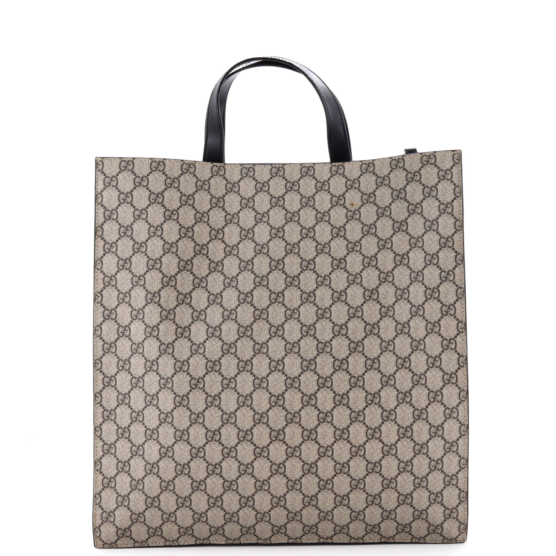 Convertible Soft Open Tote GG Coated Canvas Tall