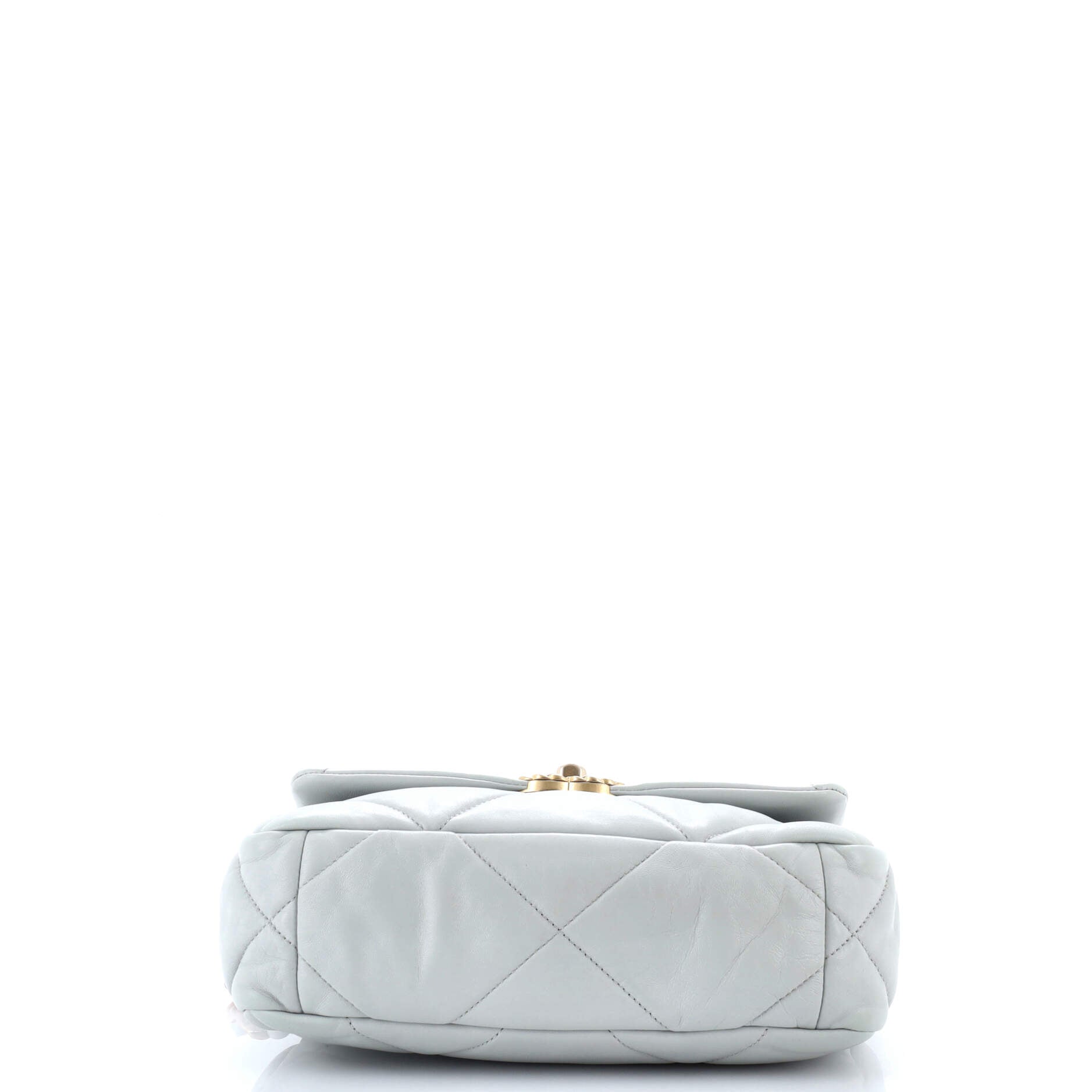 19 Flap Bag Quilted Leather Medium