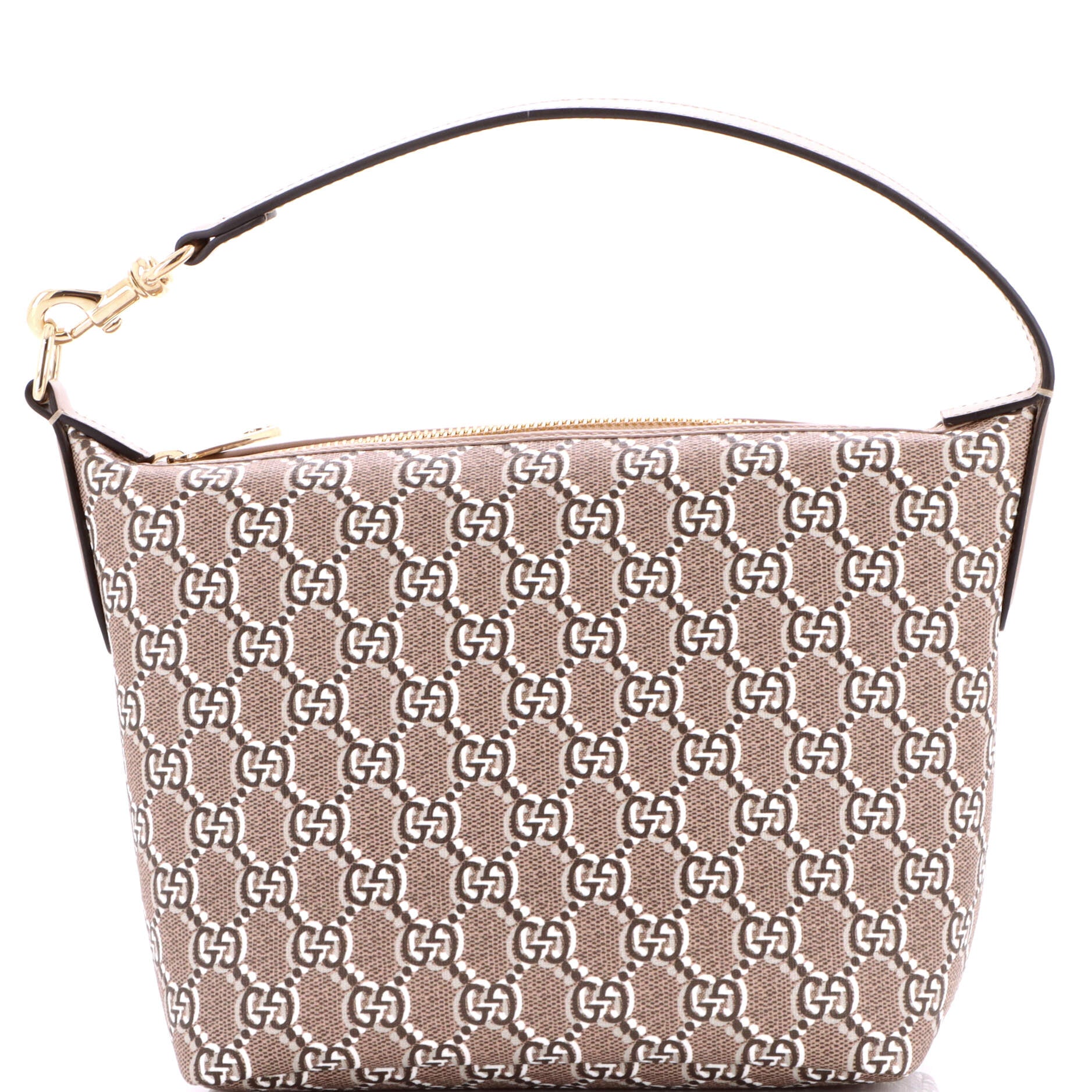 Ophidia Zip Shoulder Bag GG Shadow Coated Canvas Super Mini