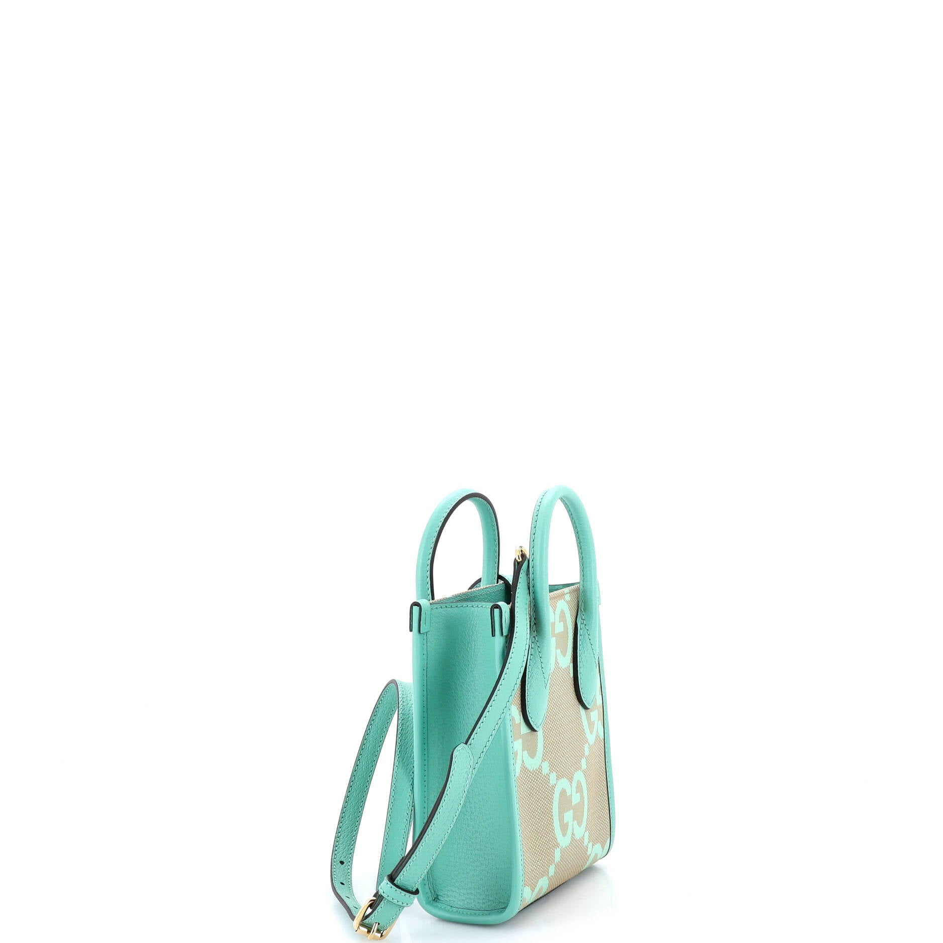 Vertical Tote Jumbo GG Canvas Mini