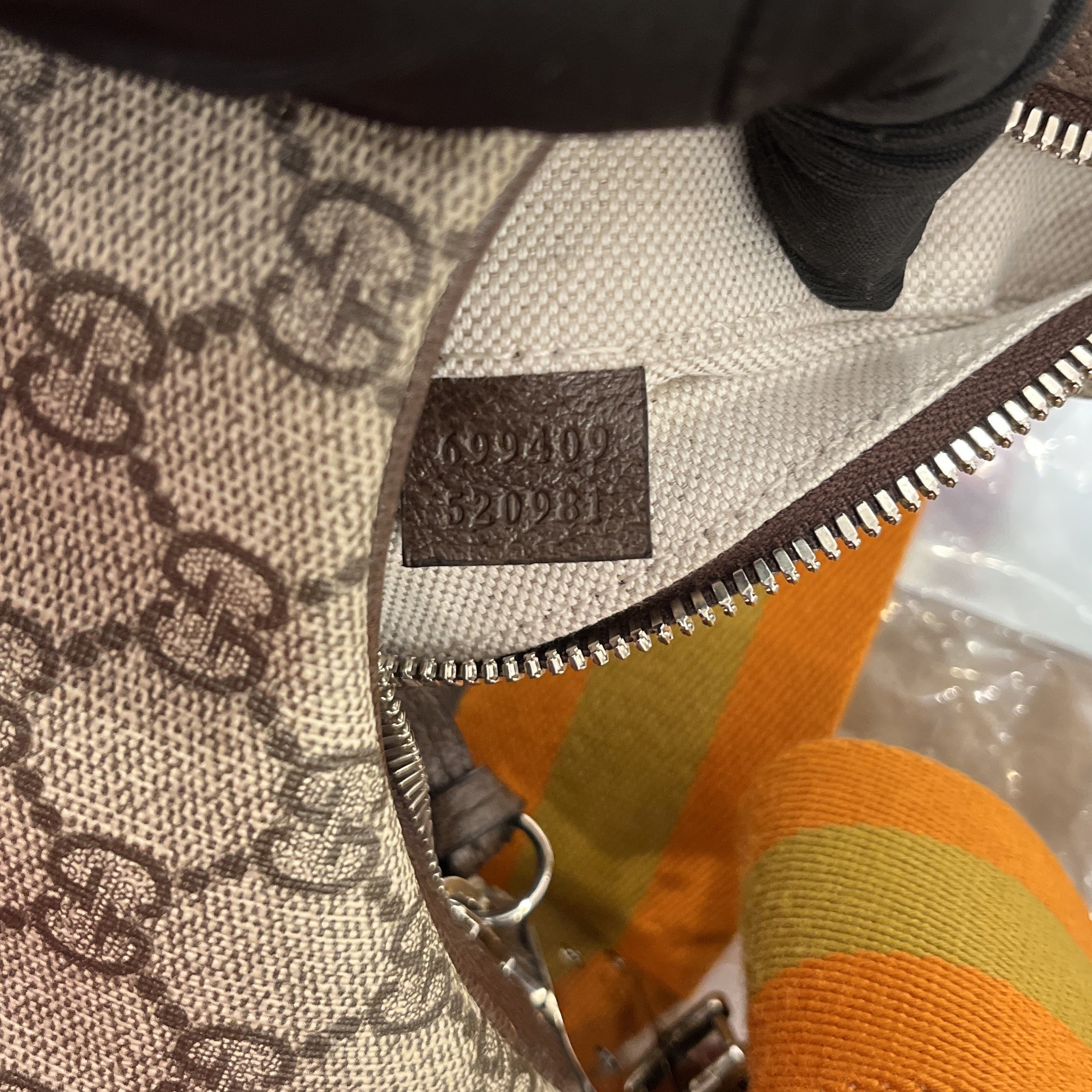 Attache Shoulder Bag GG Coated Canvas Small