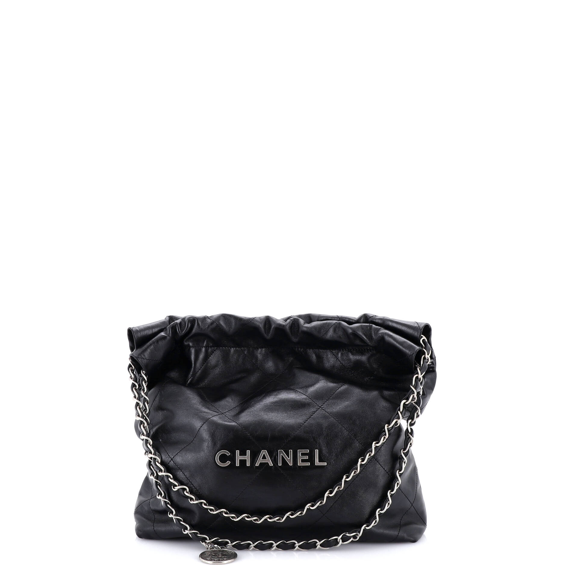 22 Chain Hobo Quilted Calfskin Small