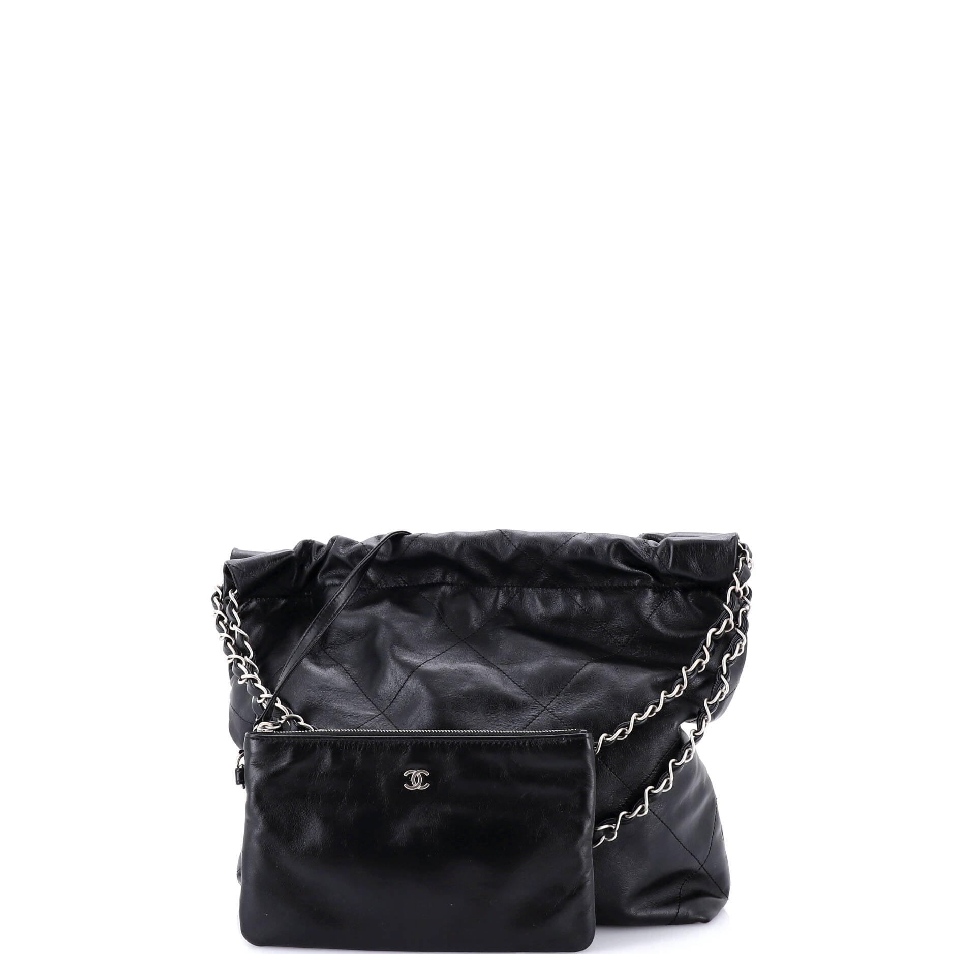 22 Chain Hobo Quilted Calfskin Small