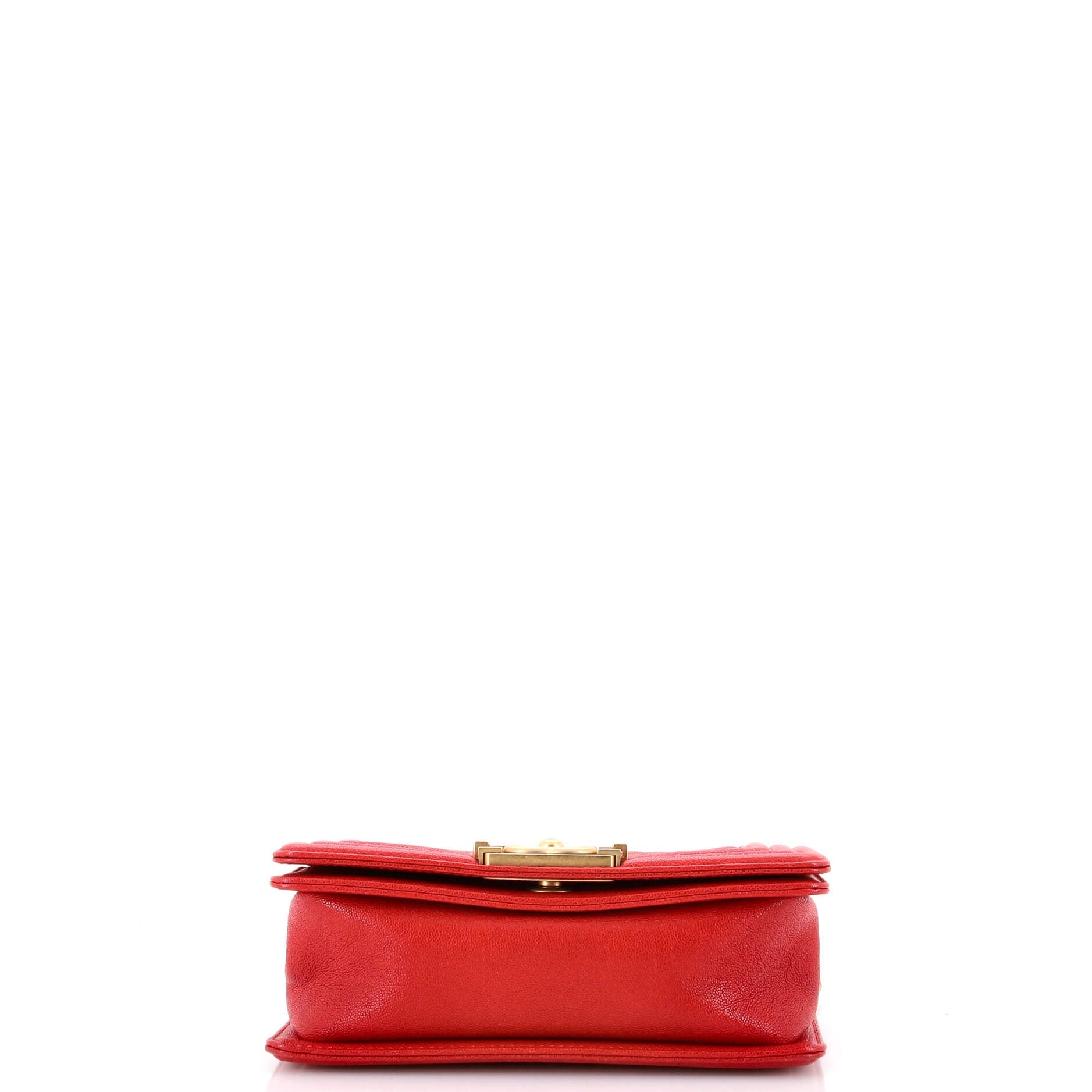 Boy Flap Bag Quilted Caviar Small