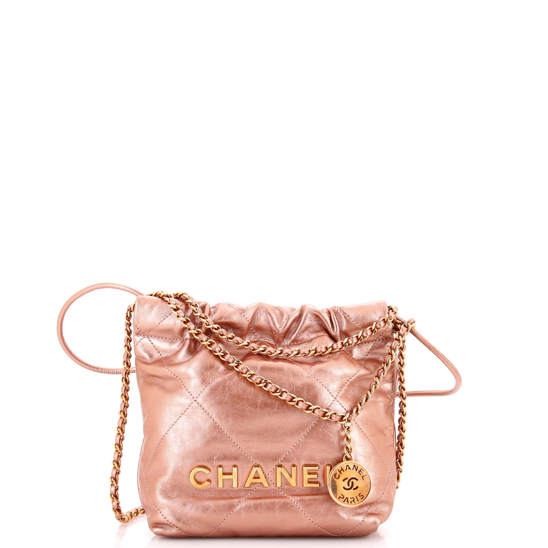 22 Chain Hobo Quilted Calfskin Mini