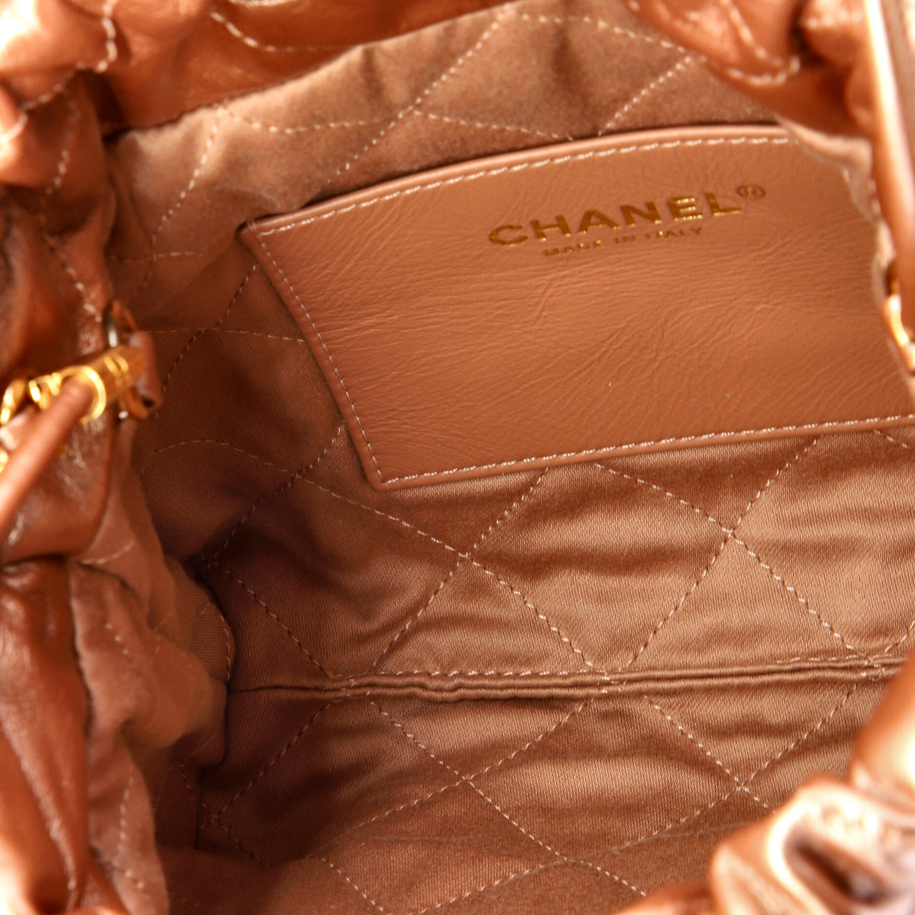 22 Chain Hobo Quilted Calfskin Mini