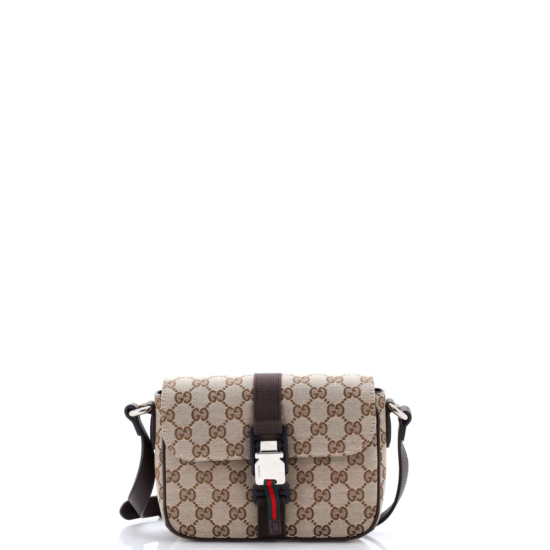 Buckle Flap Crossbody Bag GG Canvas Mini