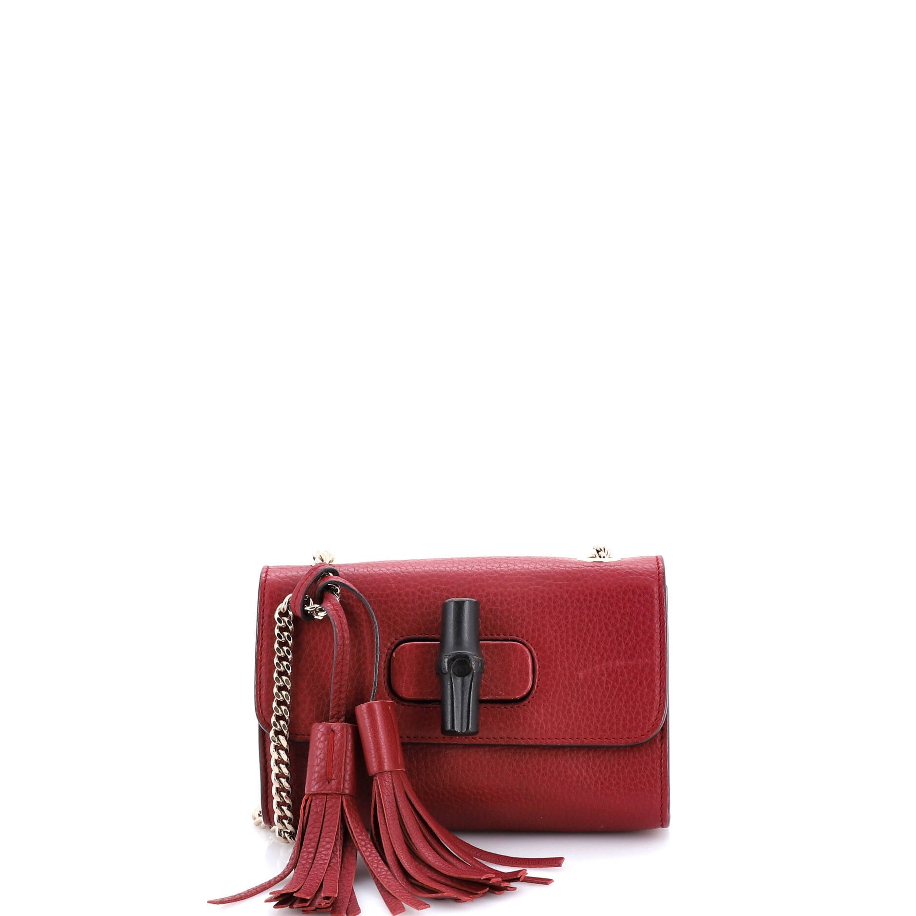 Miss Bamboo Shoulder Bag Leather Small