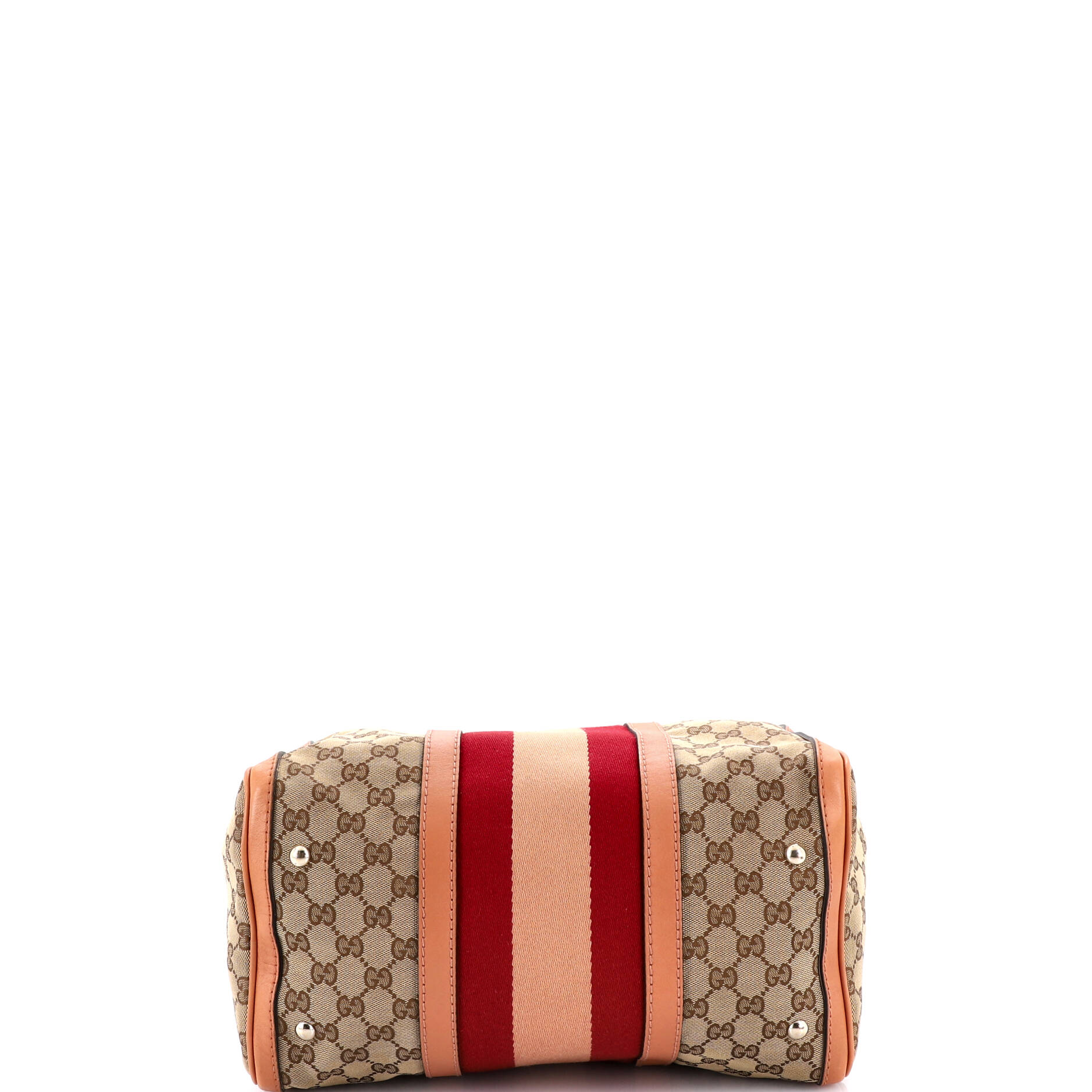 Vintage Web Boston Bag GG Canvas Medium