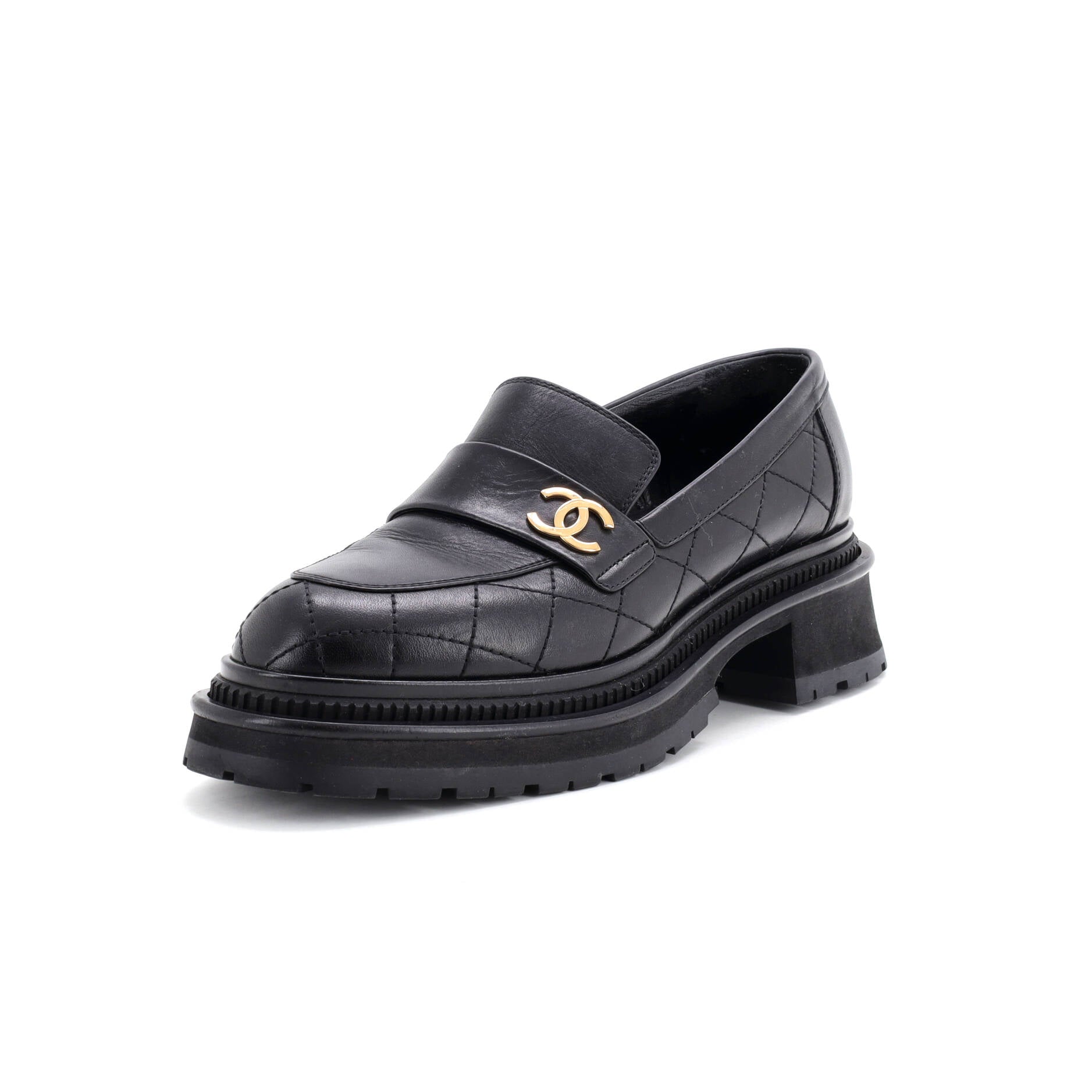Women's CC Loafers Quilted Leather