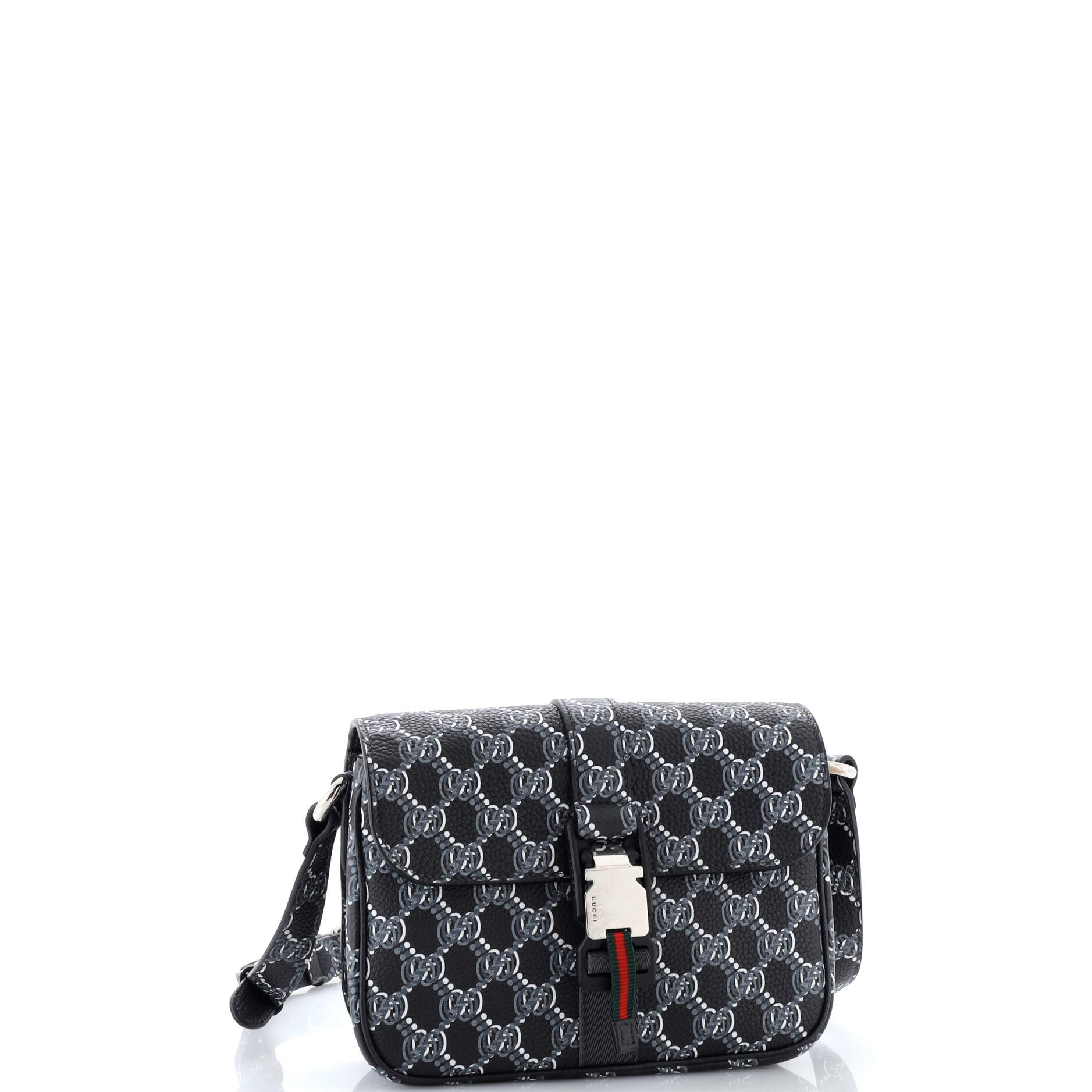 Front Buckle Crossbody Bag GG Shadow Coated Canvas Mini