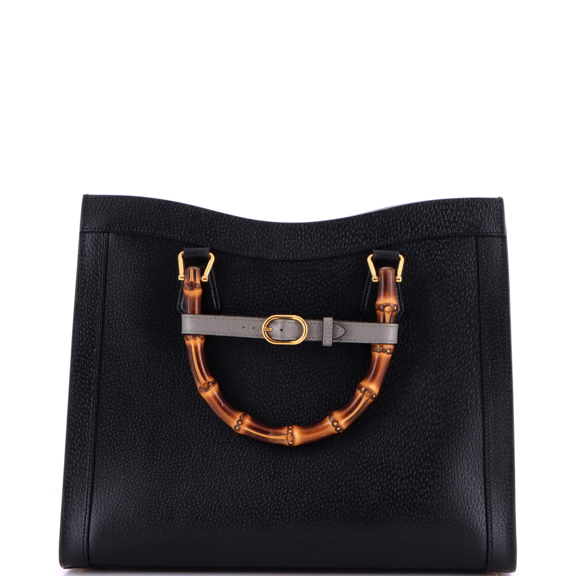 Diana NM Bamboo Handle Tote Leather Medium