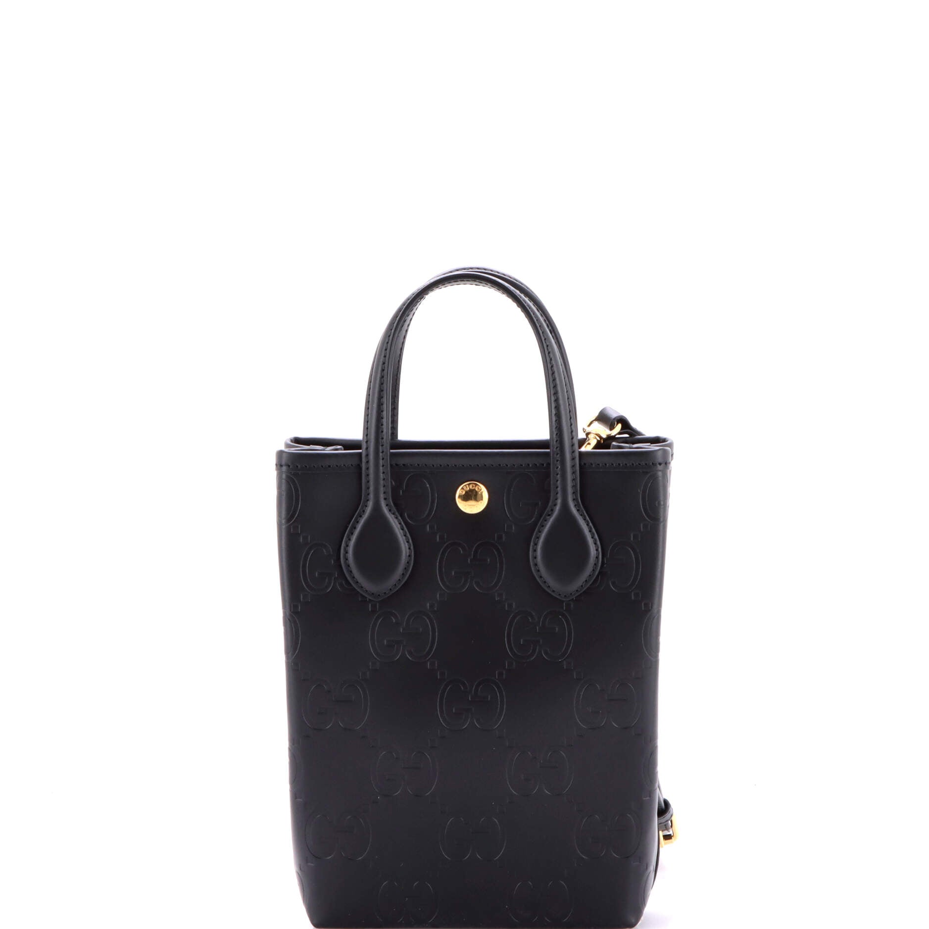 Vertical Tote GG Embossed Leather Mini