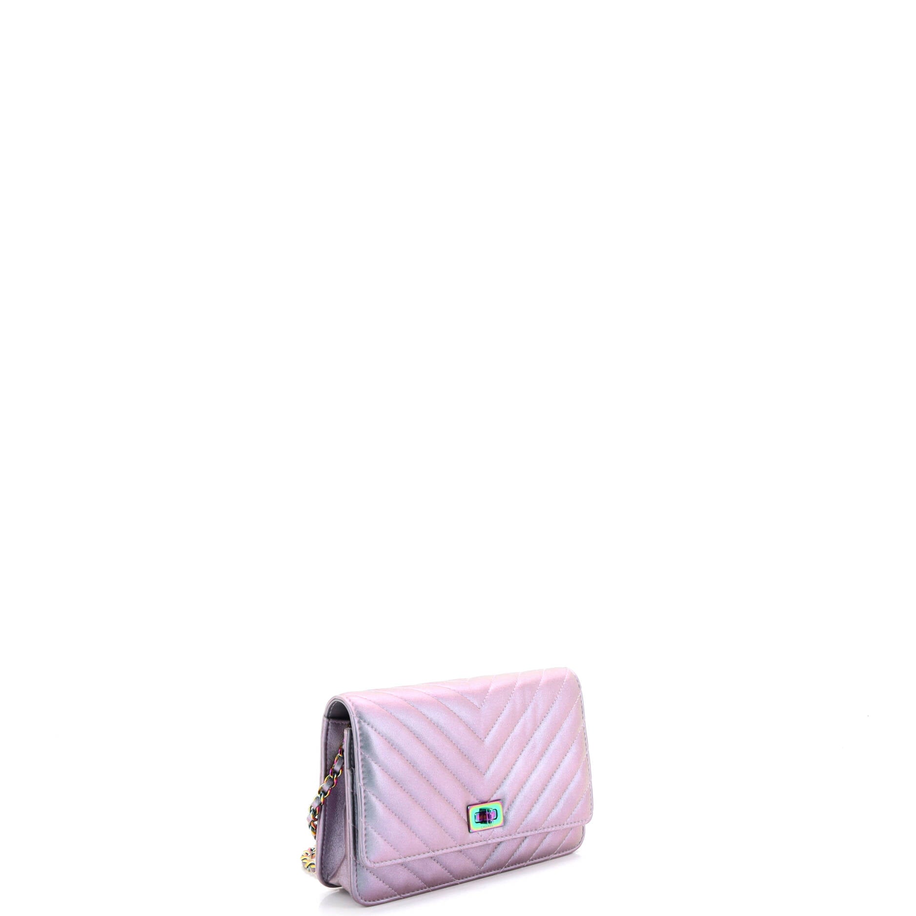 Reissue 2.55 Wallet on Chain Chevron Lambskin