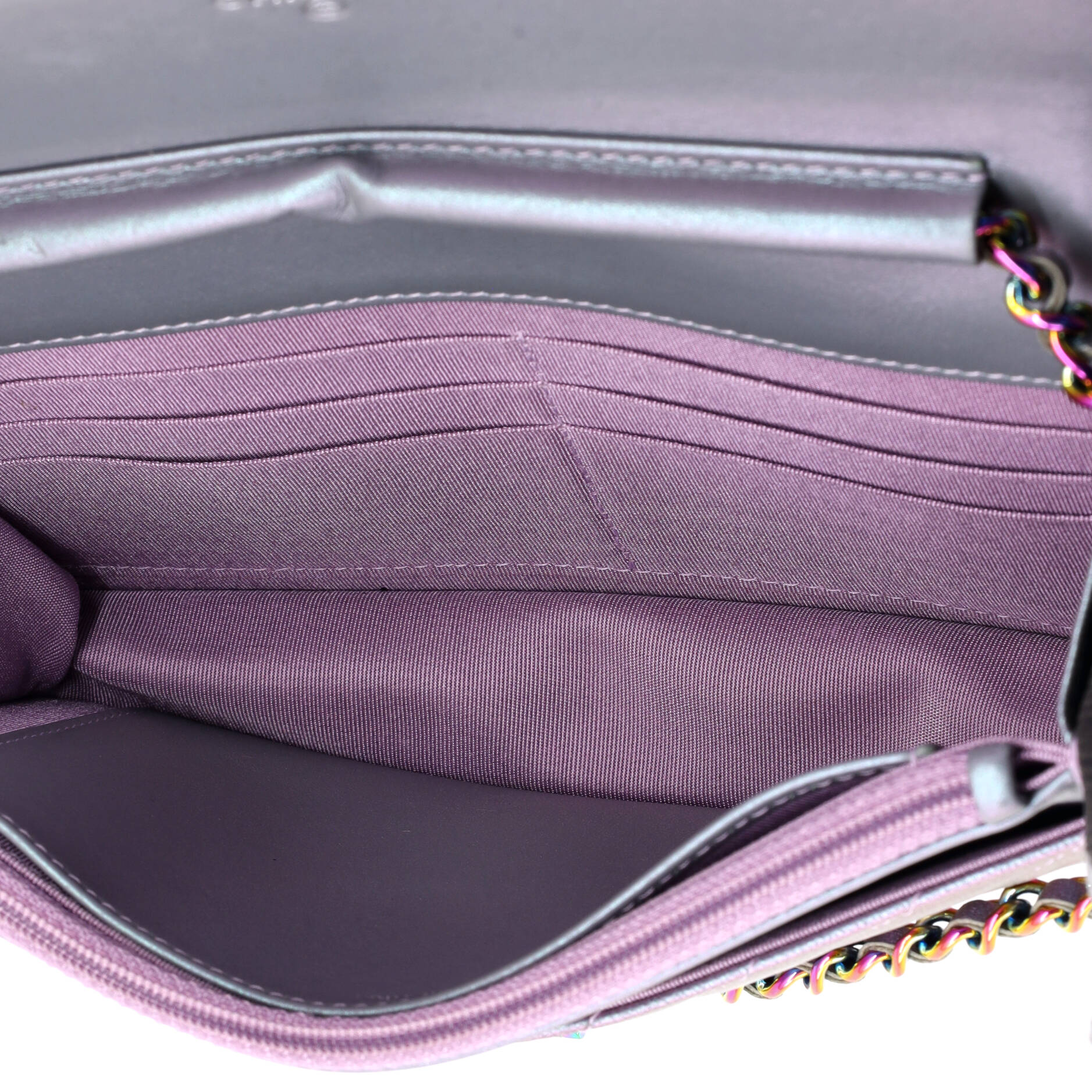 Reissue 2.55 Wallet on Chain Chevron Lambskin
