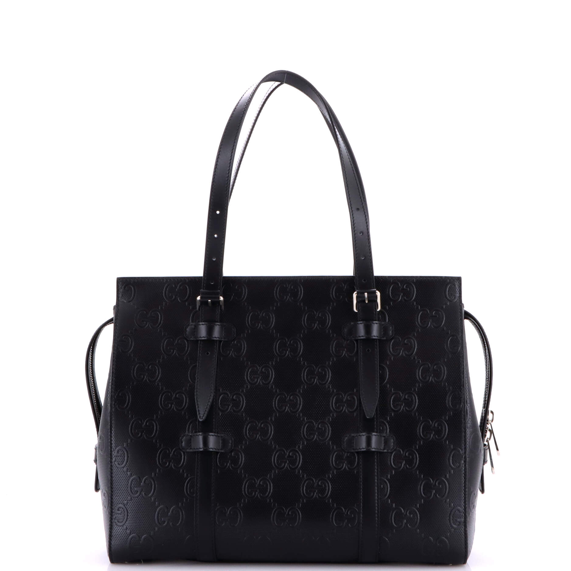 Tote Bag GG Embossed Perforated Leather