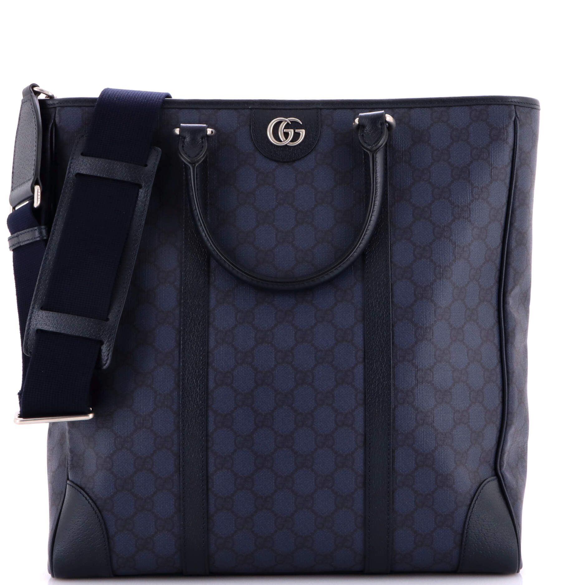 Ophidia Convertible Open Tote GG Coated Canvas Tall