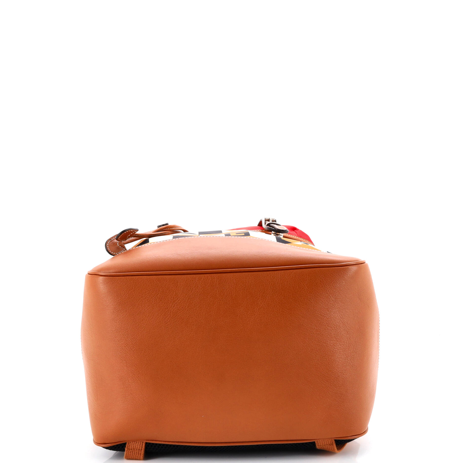 Interlocking G Patch Flap Buckle Backpack Printed Nylon with Canvas and Leather