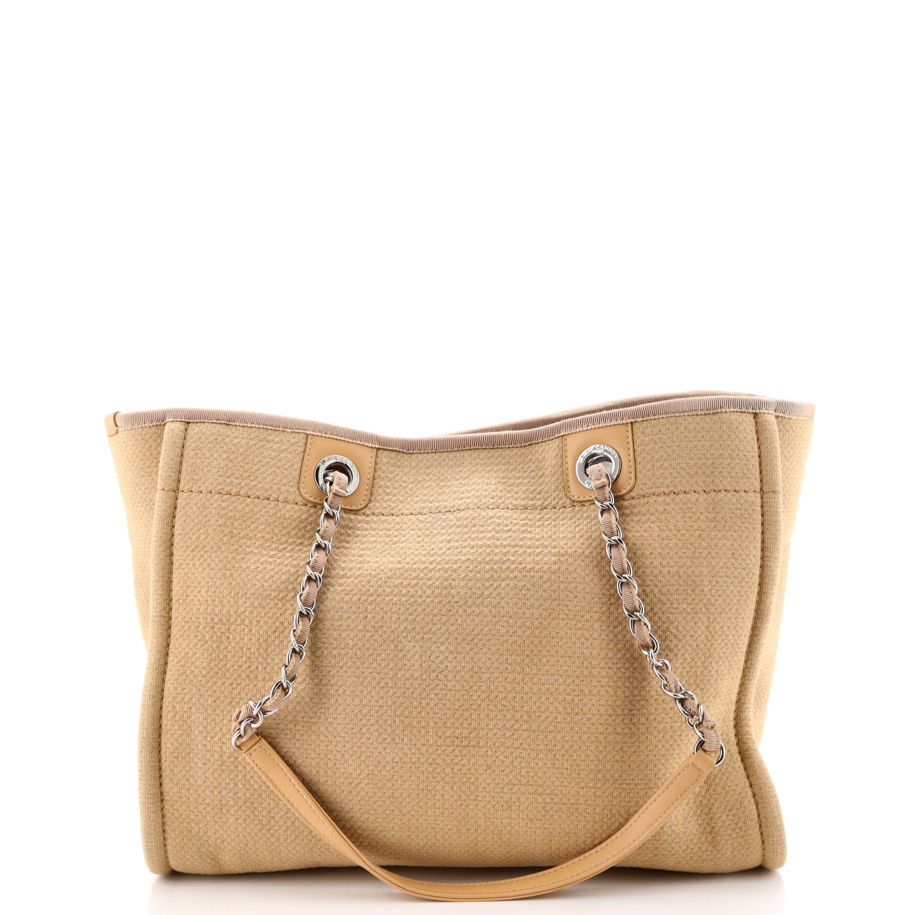 Deauville NM Chain Handle Tote Mixed Fibers Small