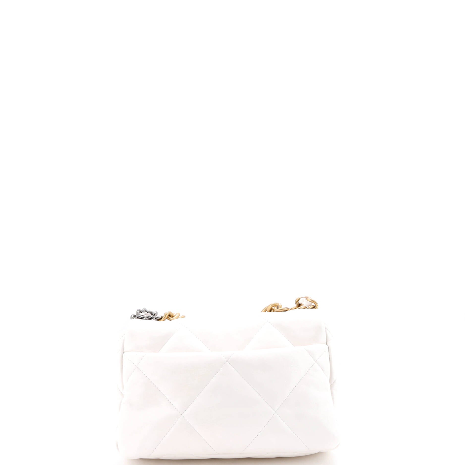 19 Flap Bag Quilted Leather Medium