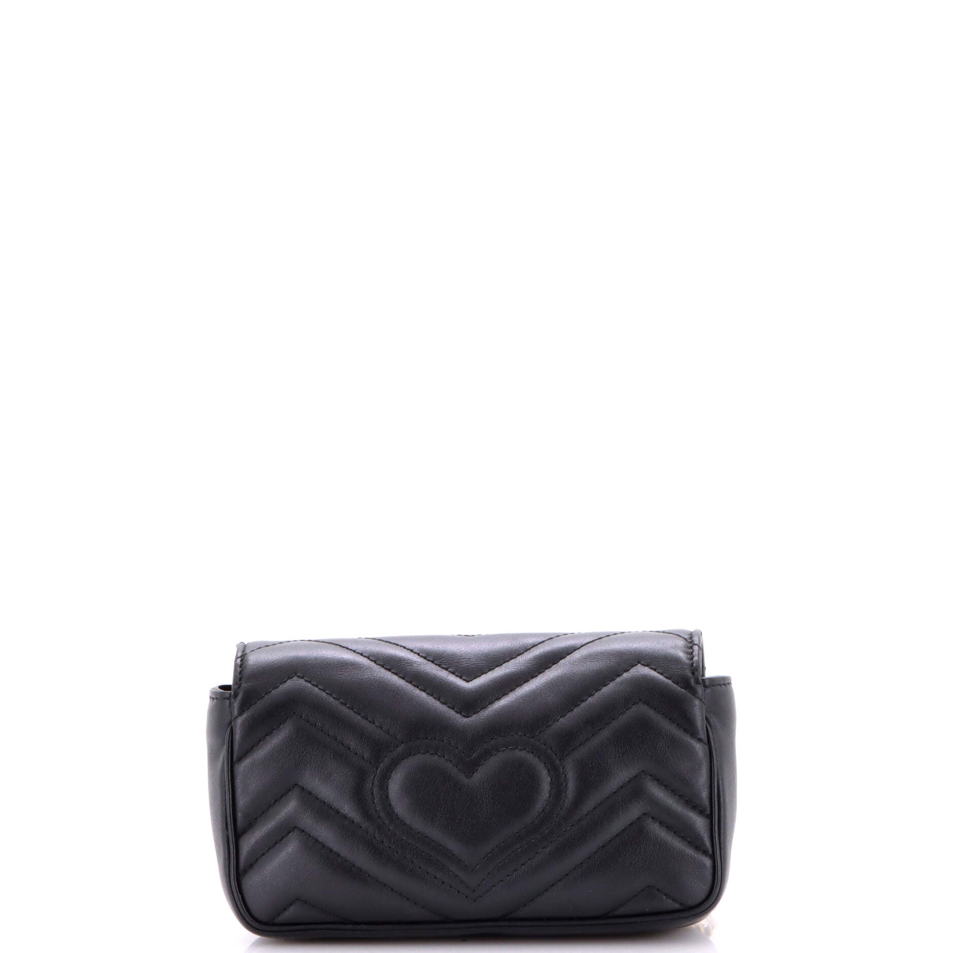 GG Marmont Flap Bag Matelasse Leather Super Mini