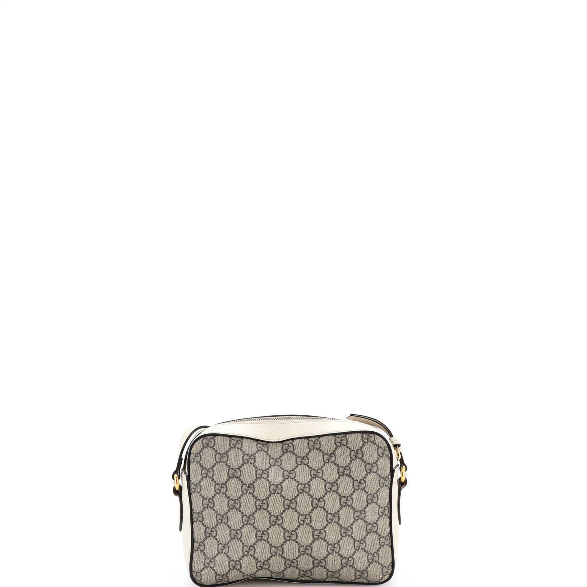 Horsebit 1955 Flap Pocket Camera Bag GG Coated Canvas and Leather Small