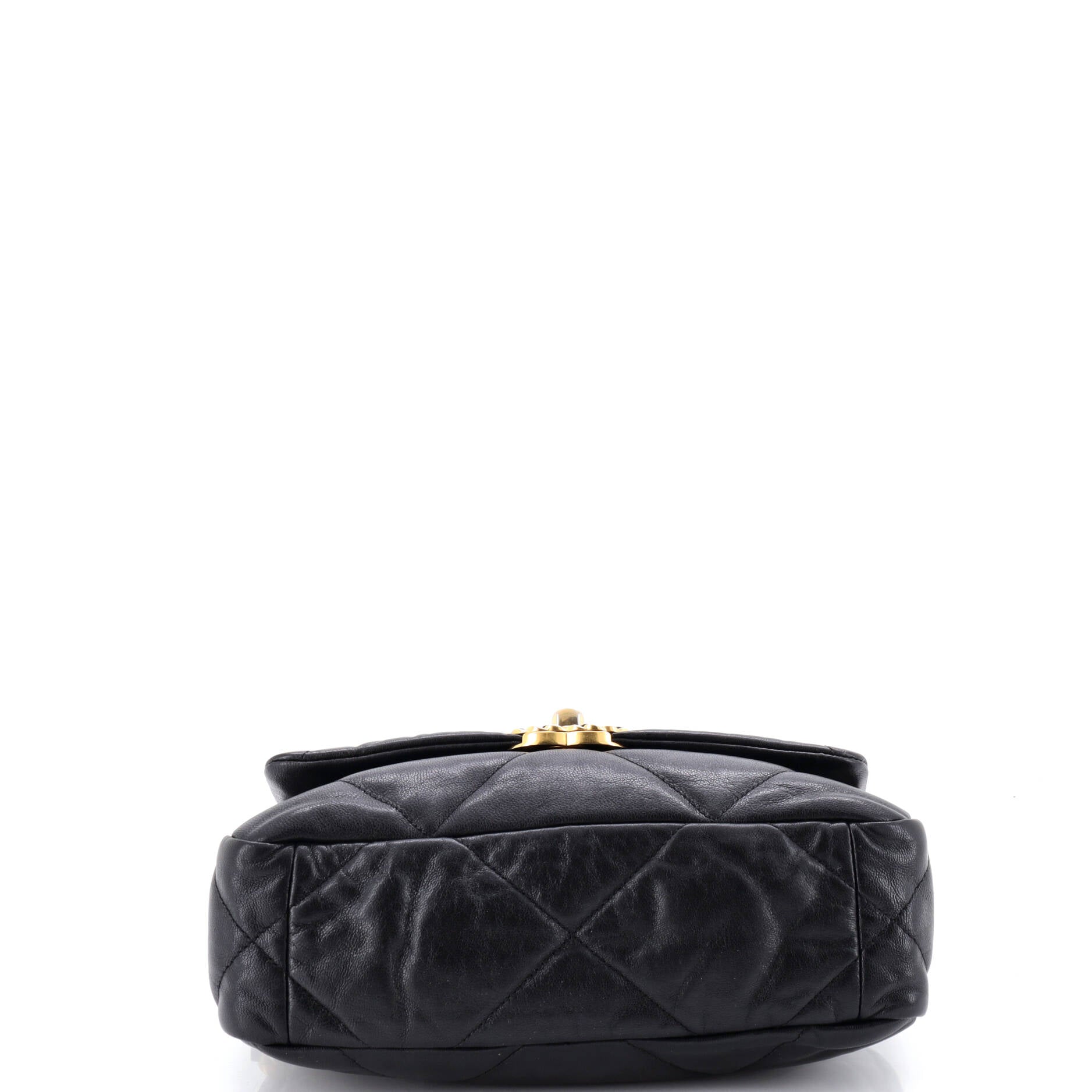 19 Flap Bag Quilted Leather Medium